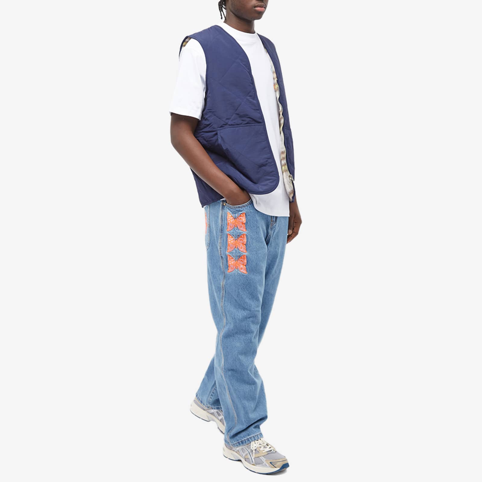 Butter Goods Butterfly Relaxed Denim Jeans Washed Indigo END.