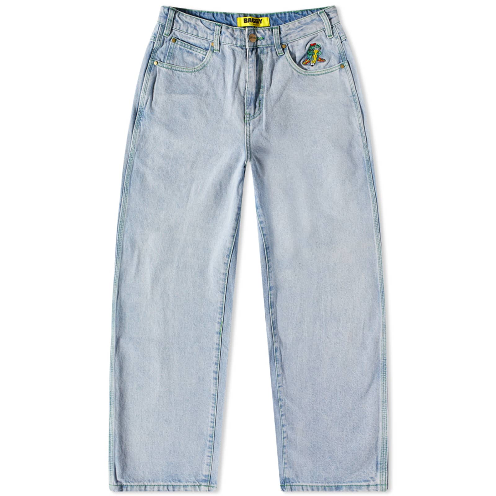 Butter Goods Martian Baggy Denim Jeans Light Blue END.