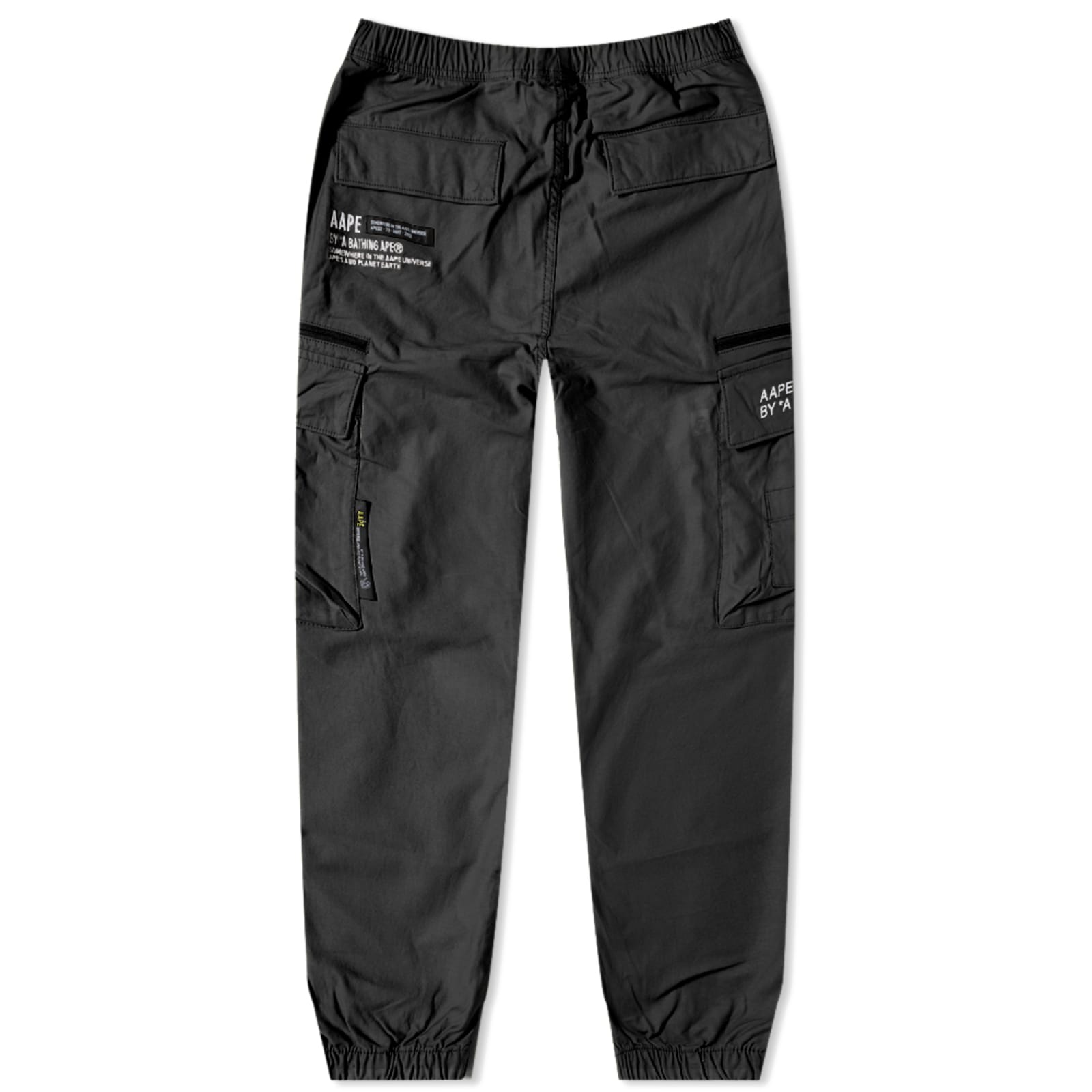 AAPE Woven Cargo Pant Black END.