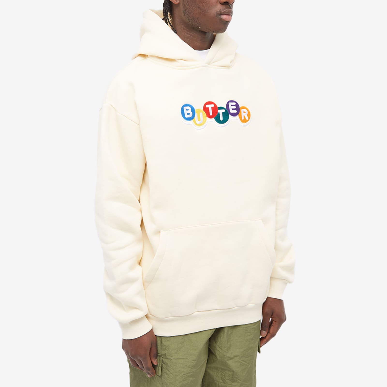 Butter Goods Lottery Embroidered Hoody Cream END.