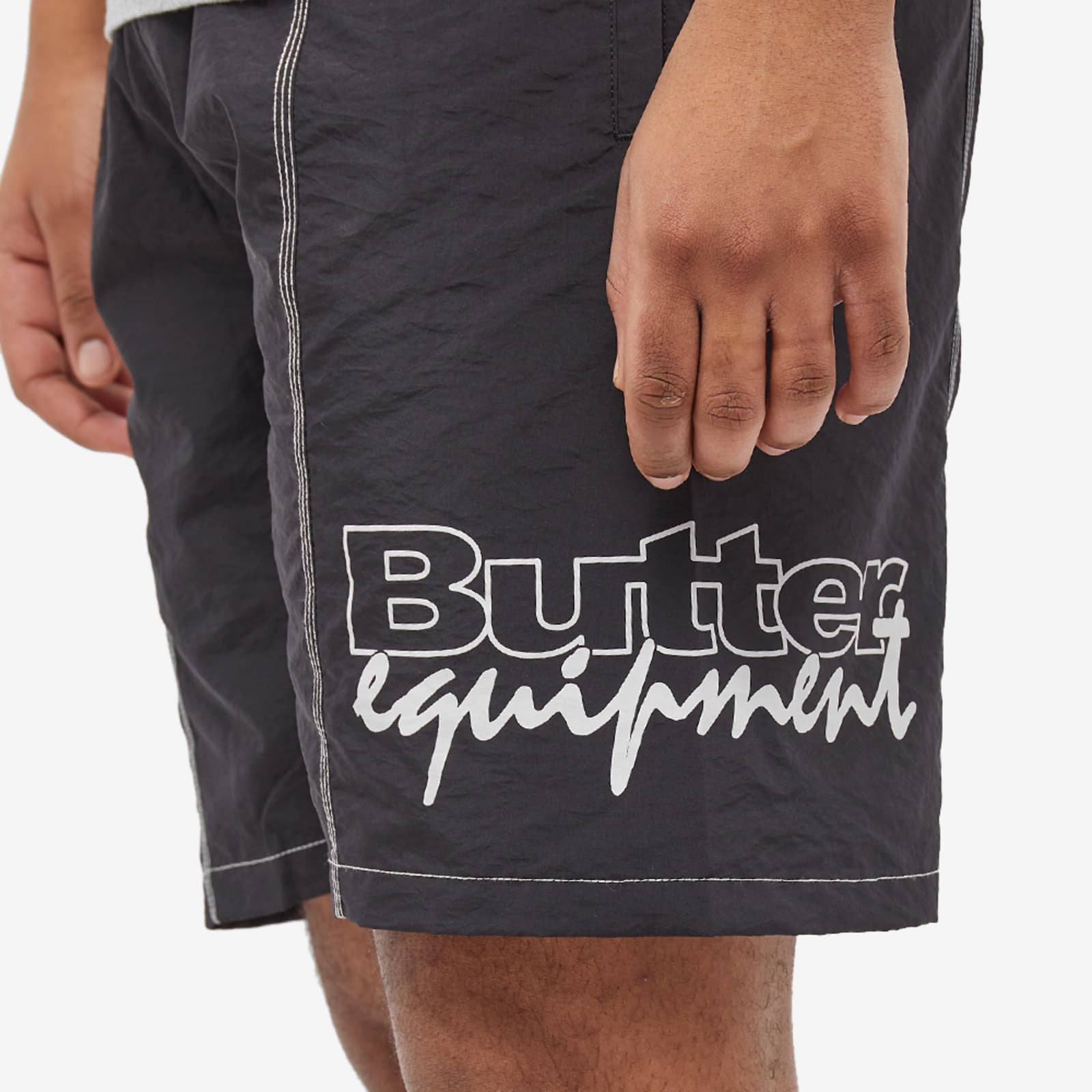 Butter Goods Side Panel Shorts Black END.