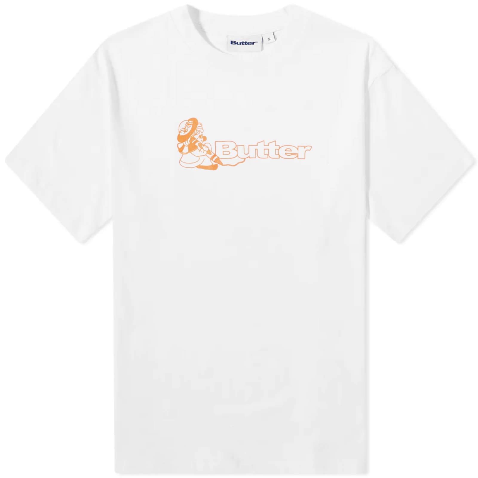 Butter Goods Crayon Logo T Shirt White END GB butter-goods-crayon-logo-t-shirt-white-end-gb