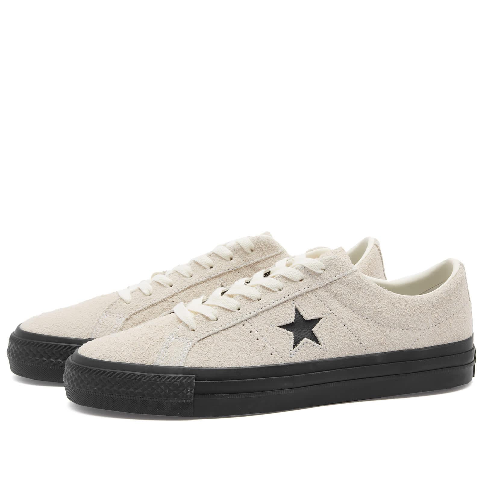 Converse Cons One Star Pro Shaggy Suede Egret & Black END. (HK)