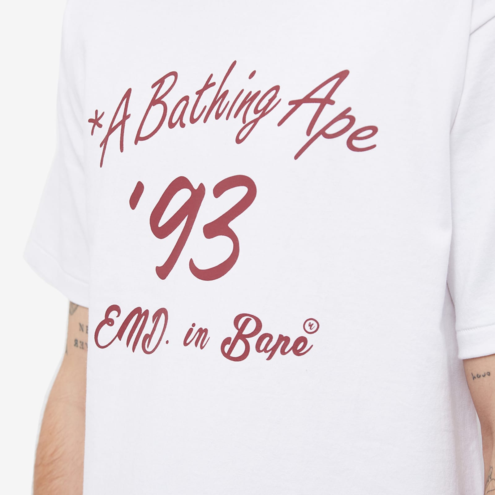 END. x A Bathing Ape 'Bowling' T-Shirt