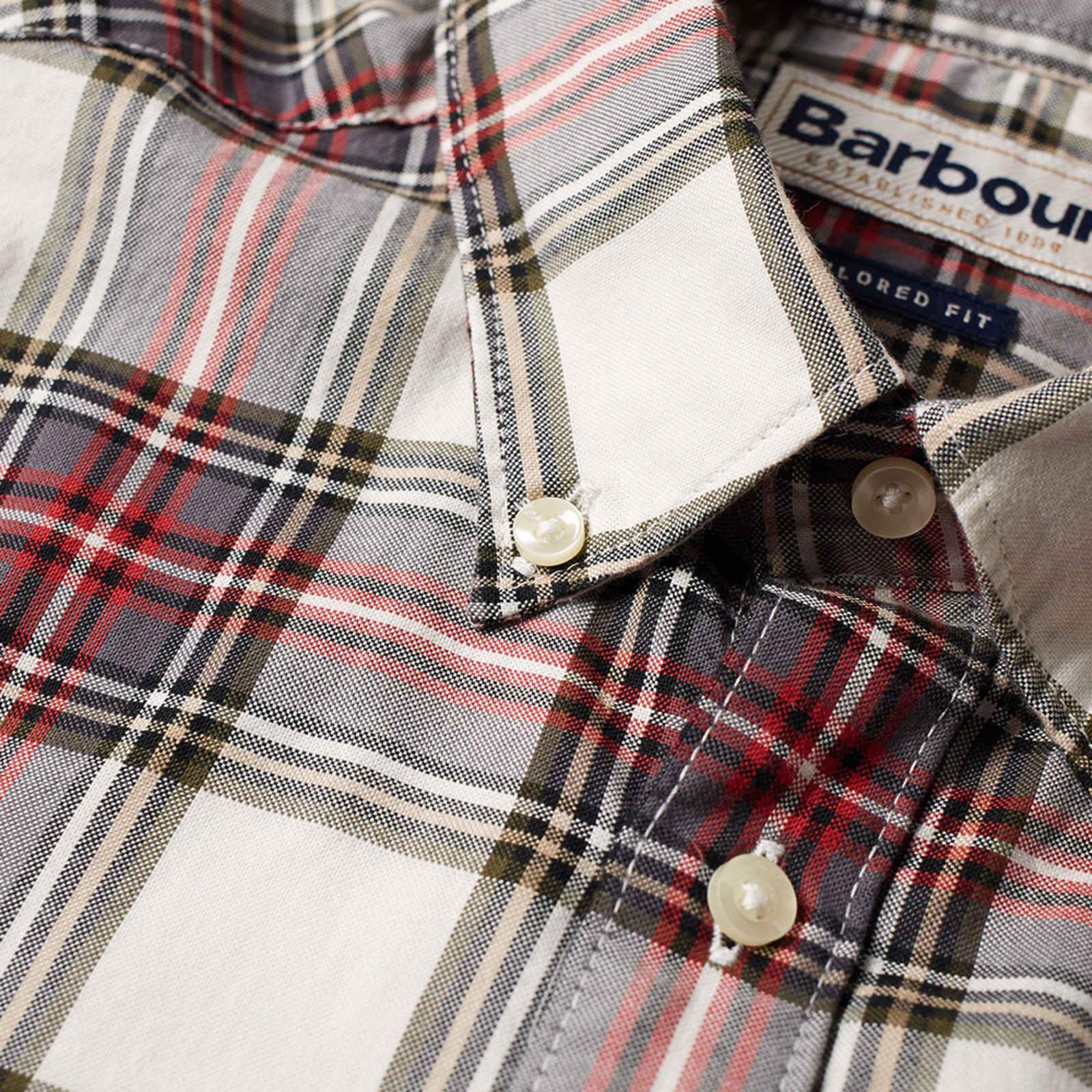 Barbour endsleigh gingham shirt clearance
