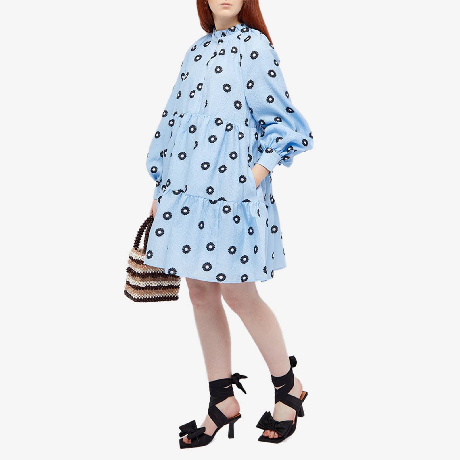 Stine Goya Jasmine Flower Dress Blue END.