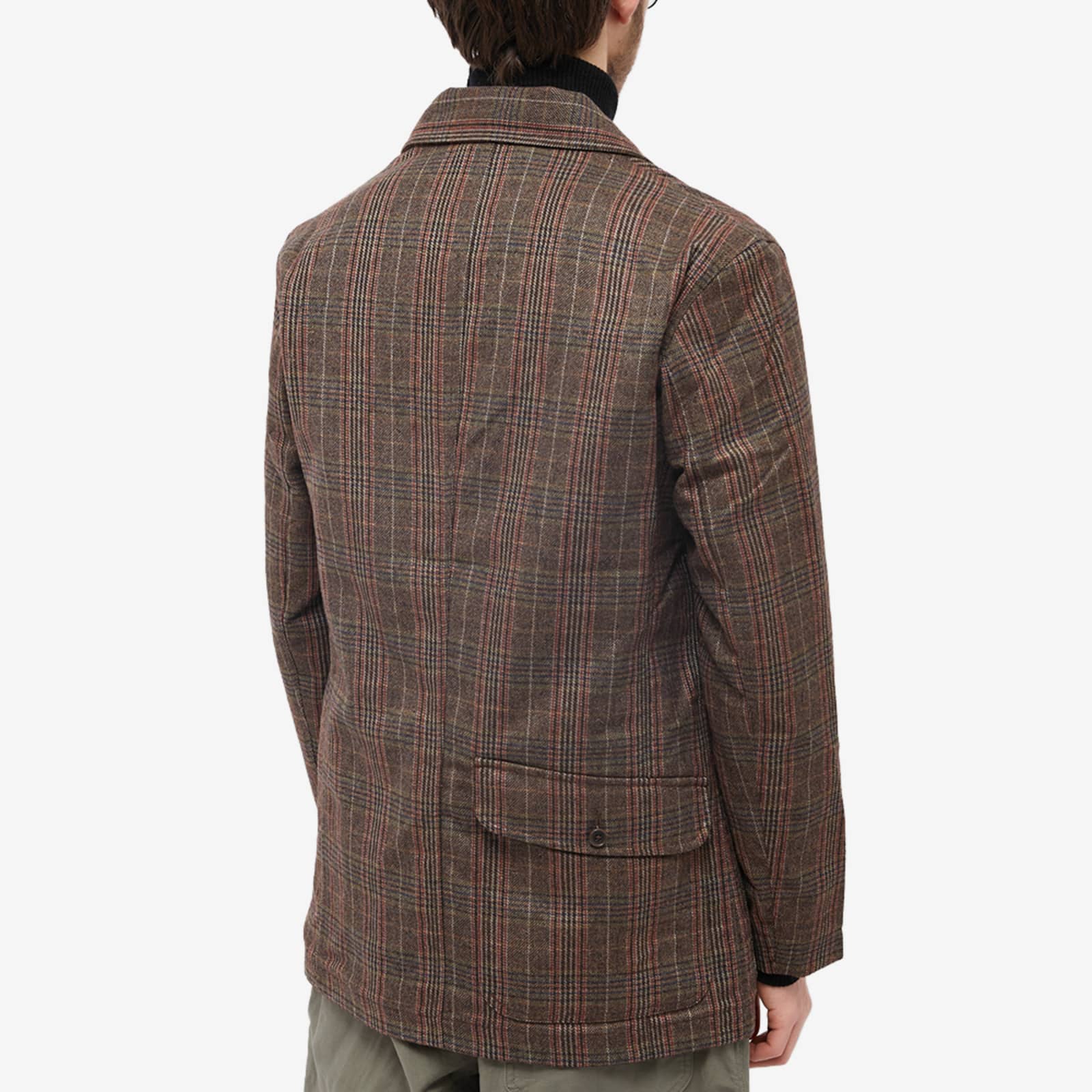 Universal Works Tweed Long Bakers Jacket Brown END.
