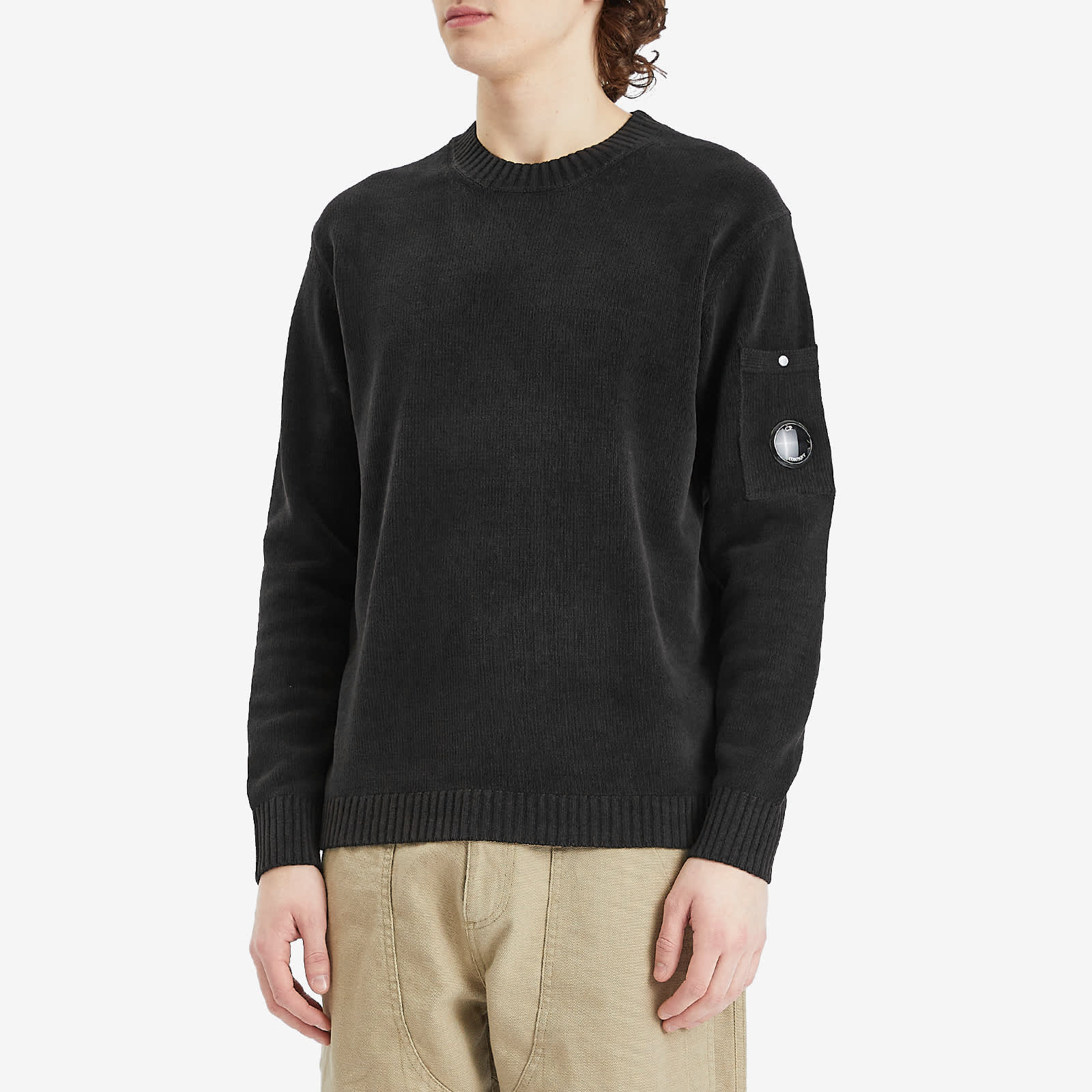 C.P. Company Chenille Cotton Lens Knit Sweater