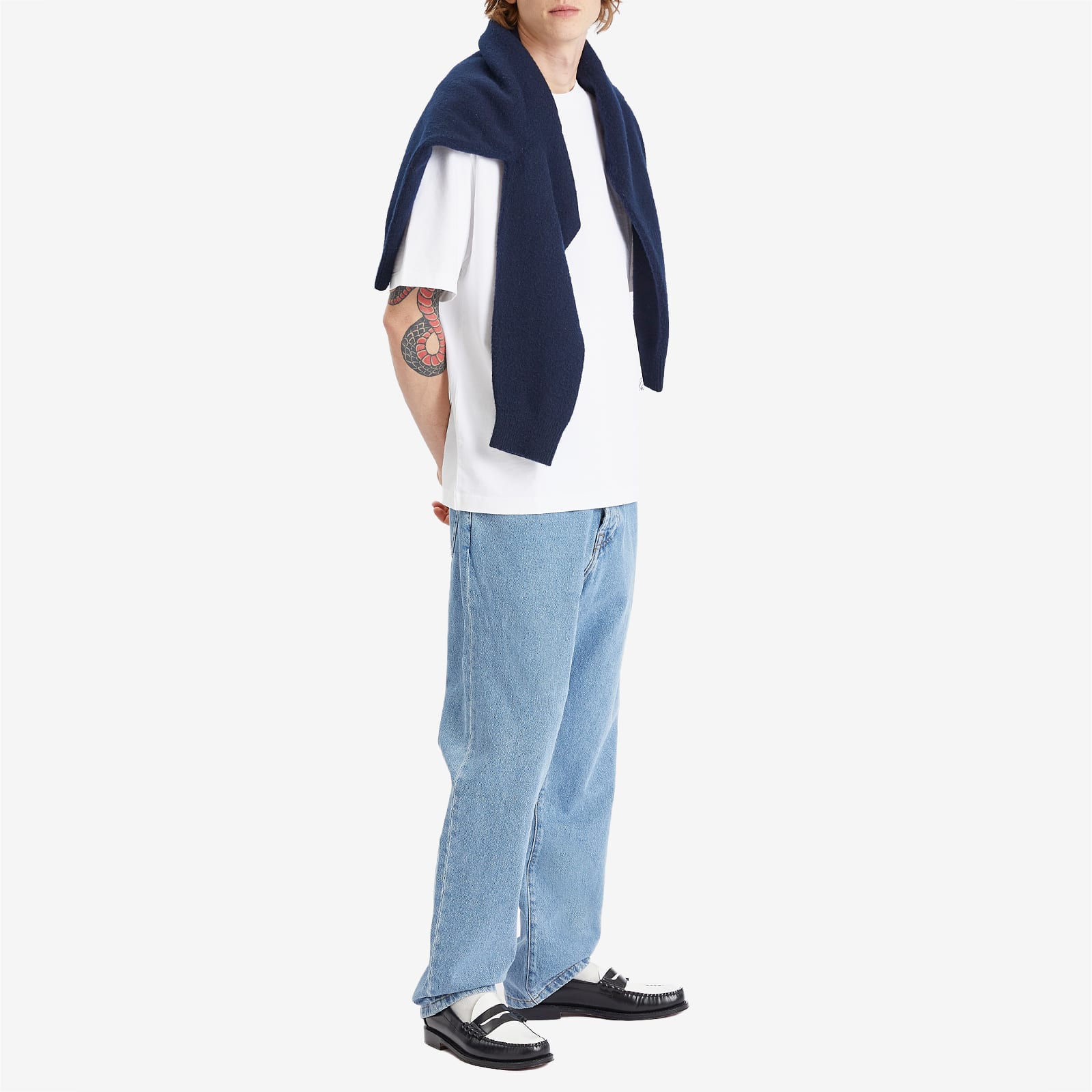 Róhe Straight Leg Jeans - Denim Blue