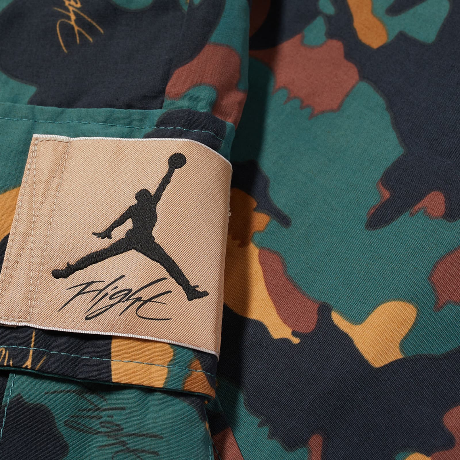 Air Jordan Flight Heritage Camo Cargo Pant Noble Green END. (US)