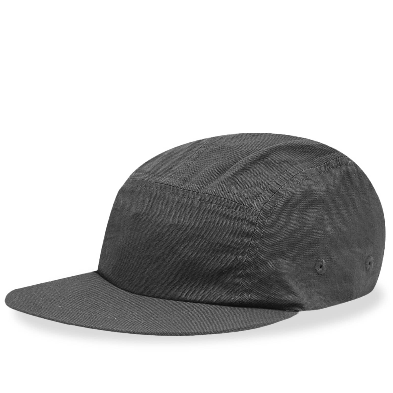 Folk 5 Panel Cap - Black