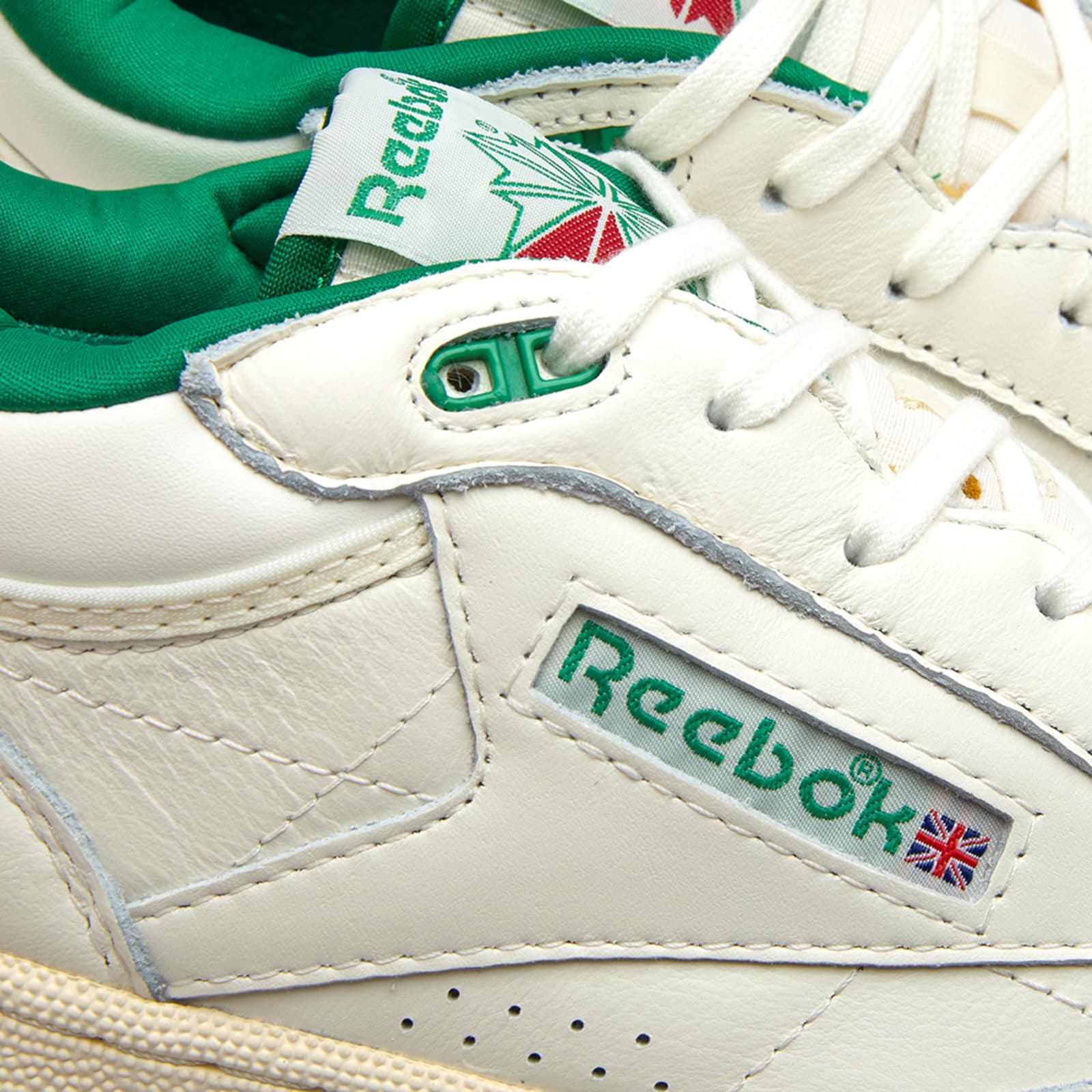 reebok club c chalk green