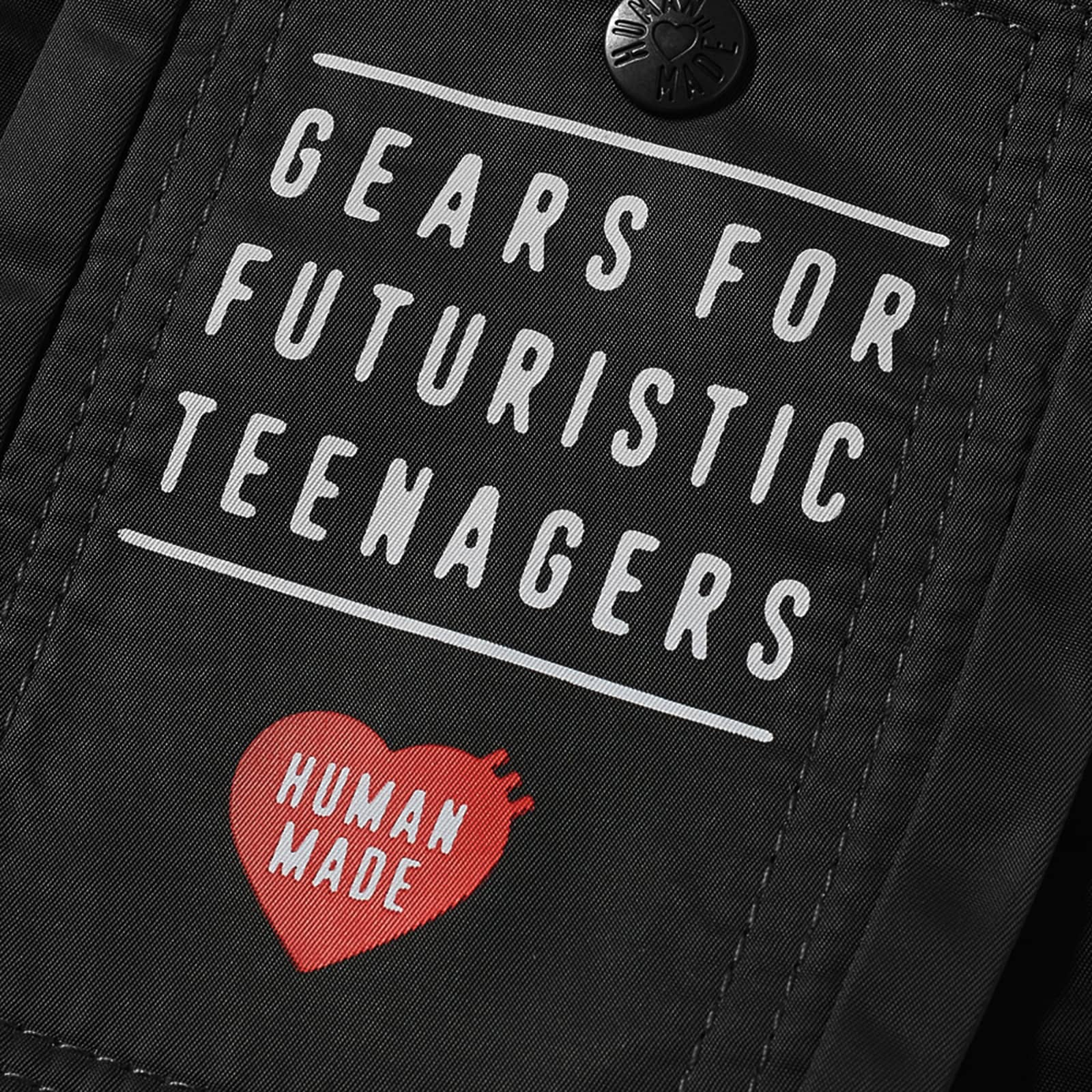 Human Made Mini Shoulder Helmet Bag Black END.