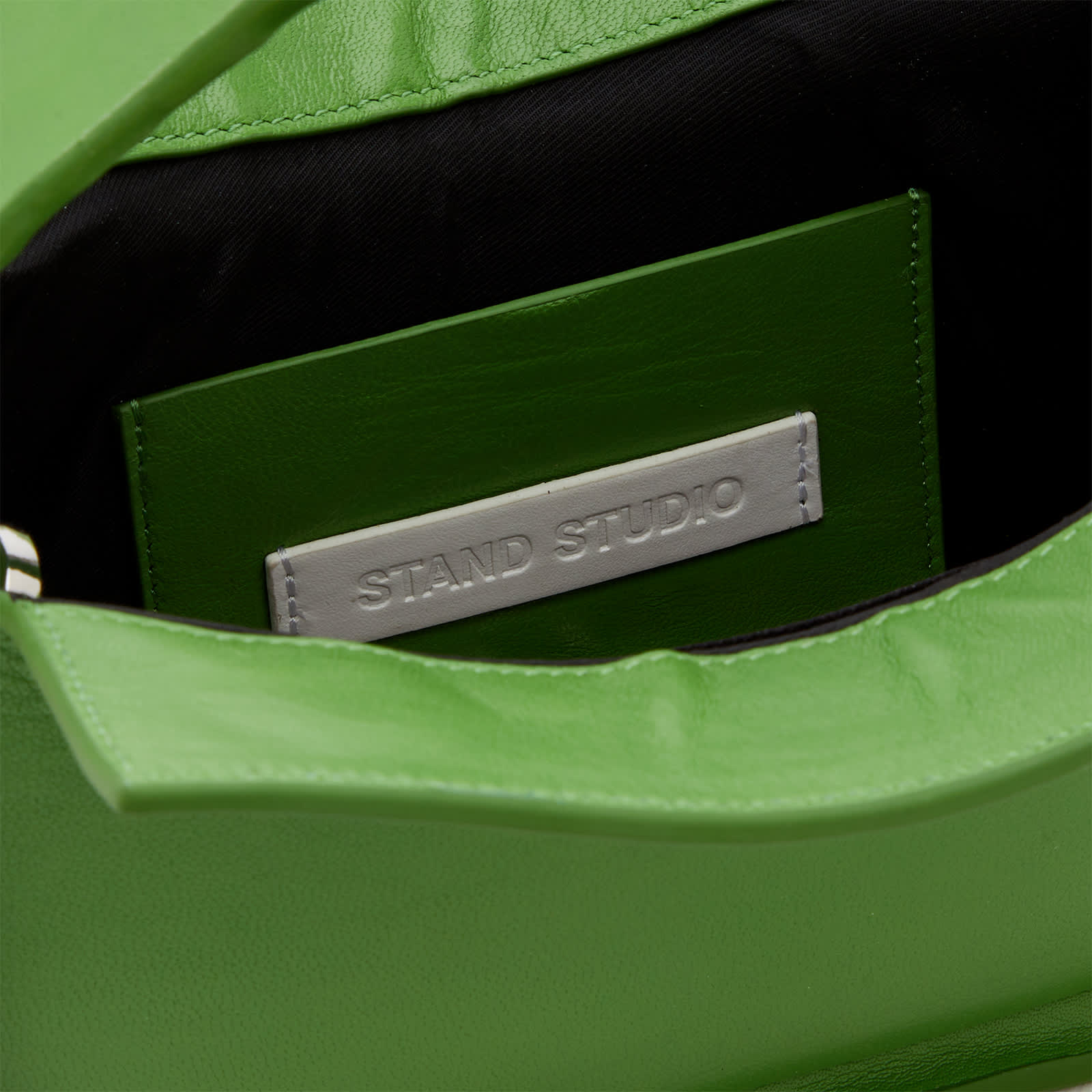 Stand Studio Minnie Bag Lush Green & Silver END.