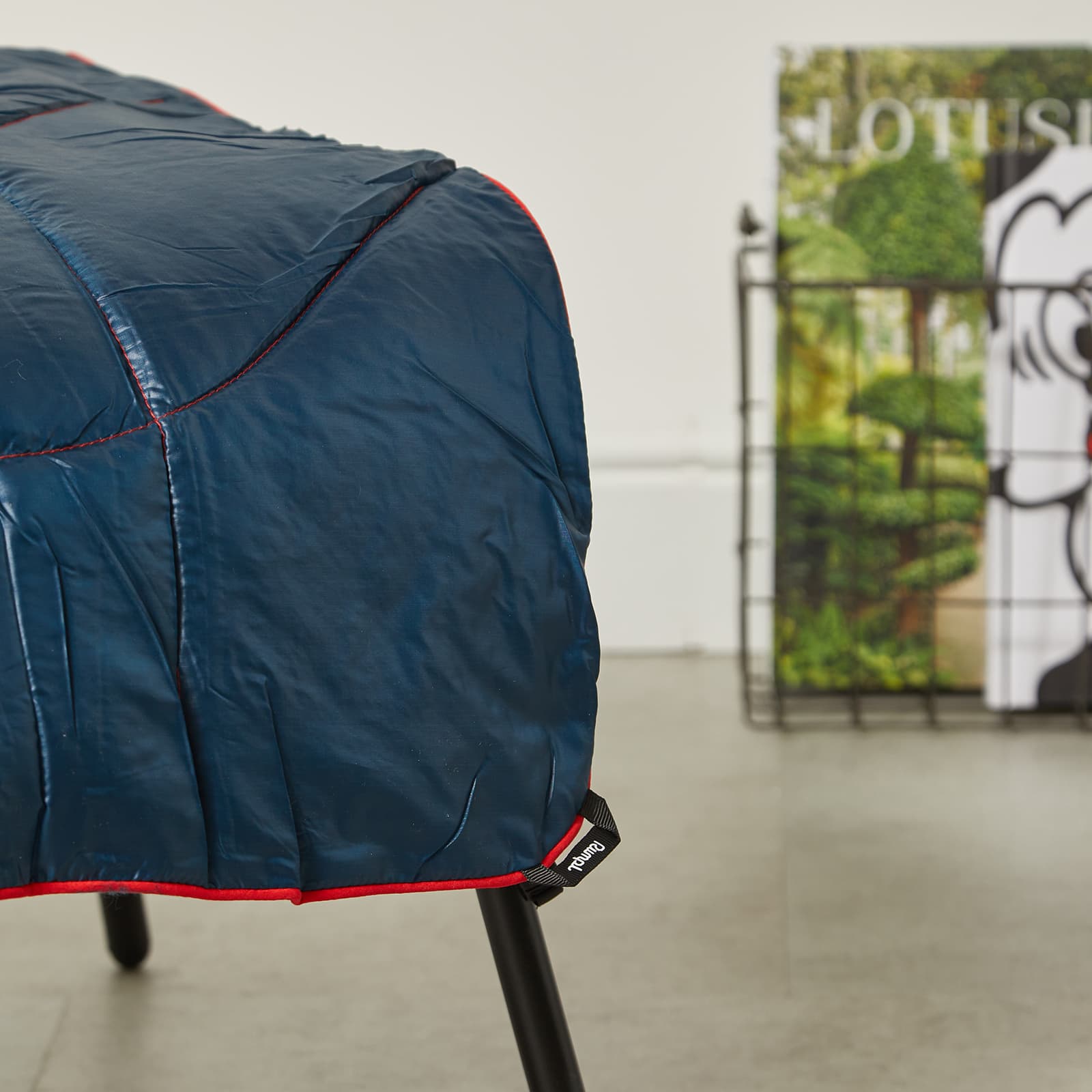 Rumpl Nanoloft Puffy Travel Compact Camping Blanket Deepwater END.