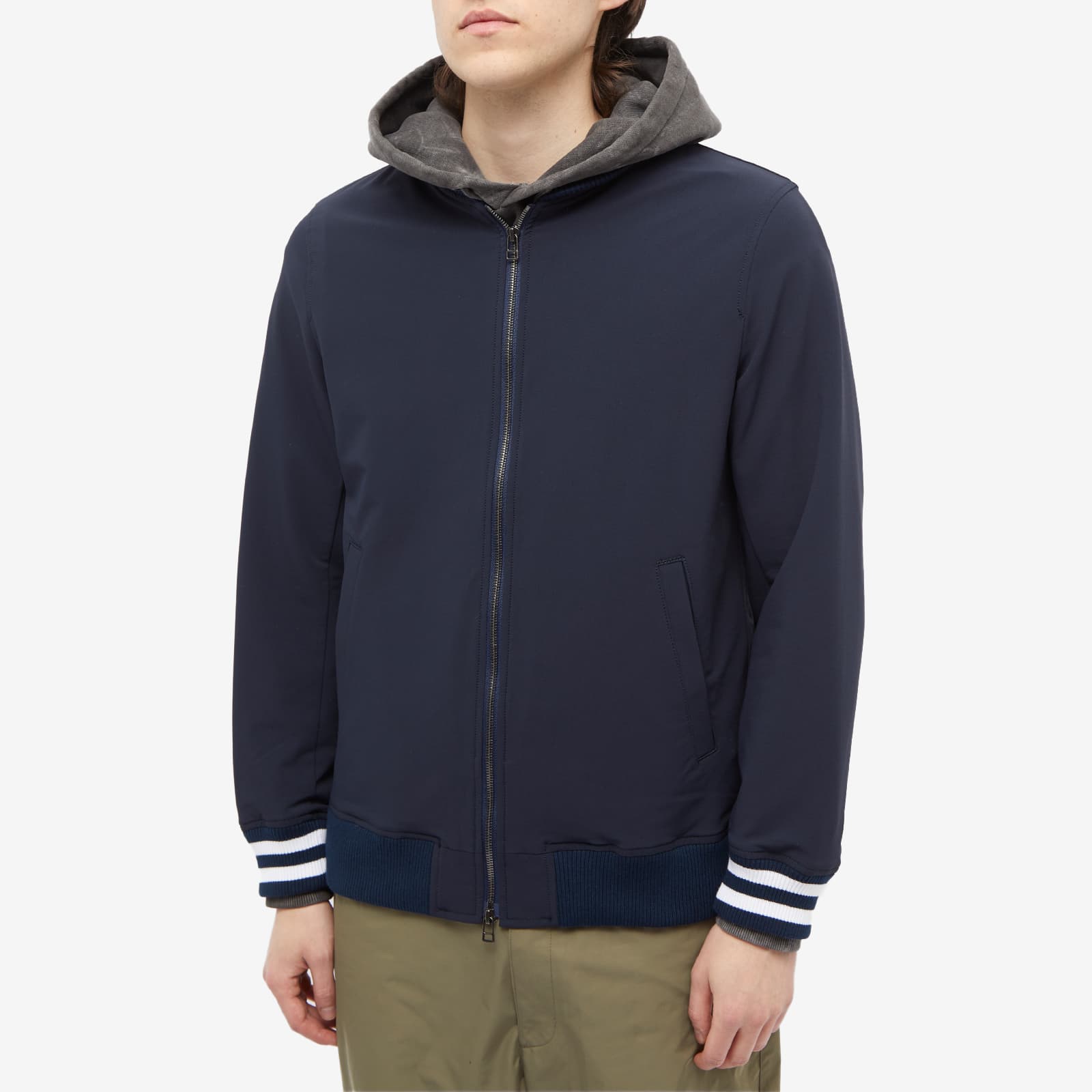 Uniform Experiment Ribbed Jacket Navy END. (ES)