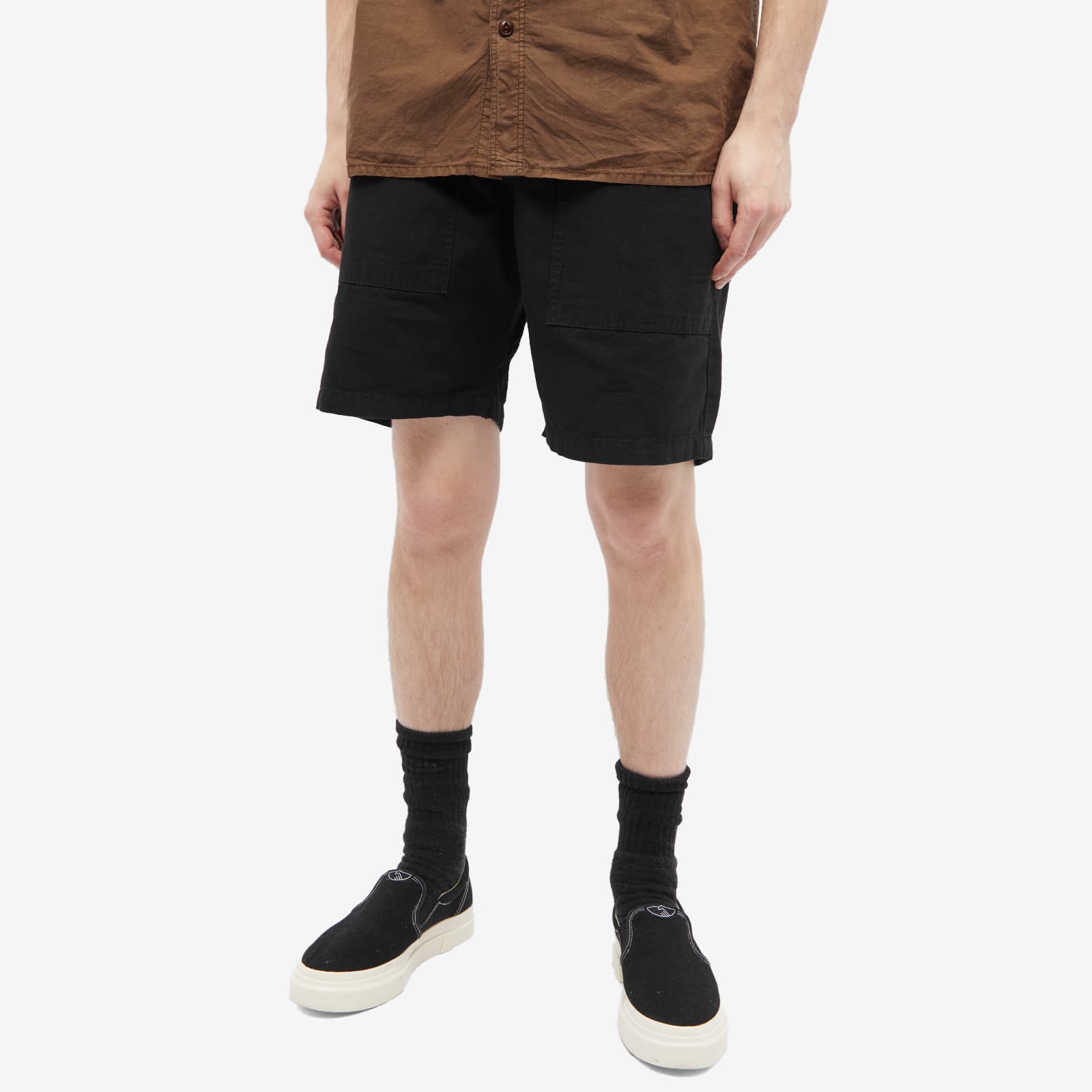 Service Works Classic Canvas Chef Shorts Black END.