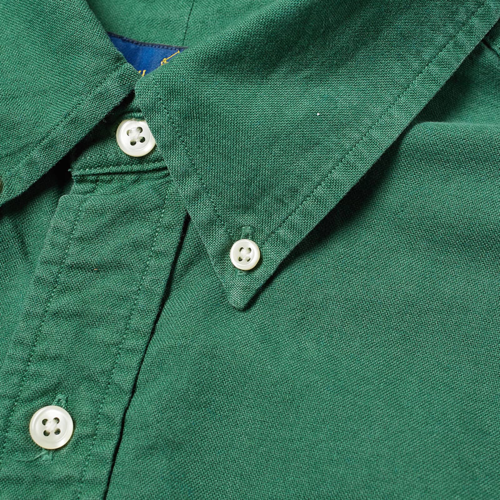 Polo Ralph Lauren Slim Fit Garment Dyed Oxford Shirt Stuart Green END