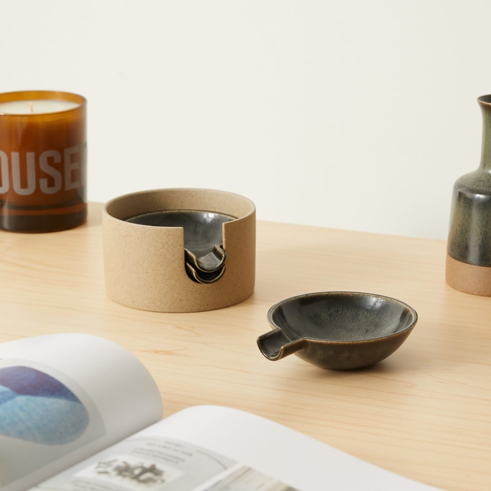 Houseplant by Seth Rogen Stacking Ashtrays Moss END.