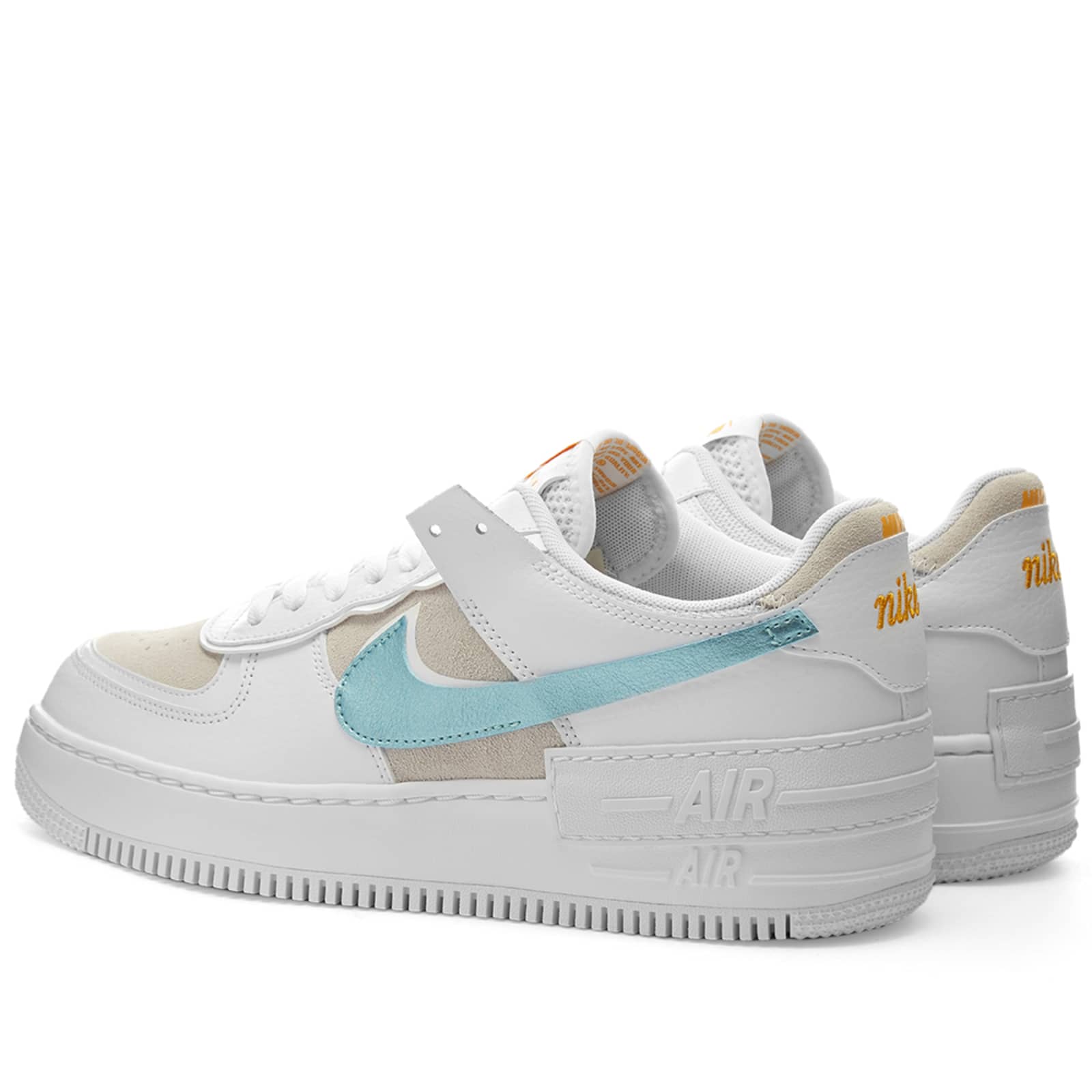 Nike Air Force 1 Shadow W - White, Glacier Ice & Vast Grey