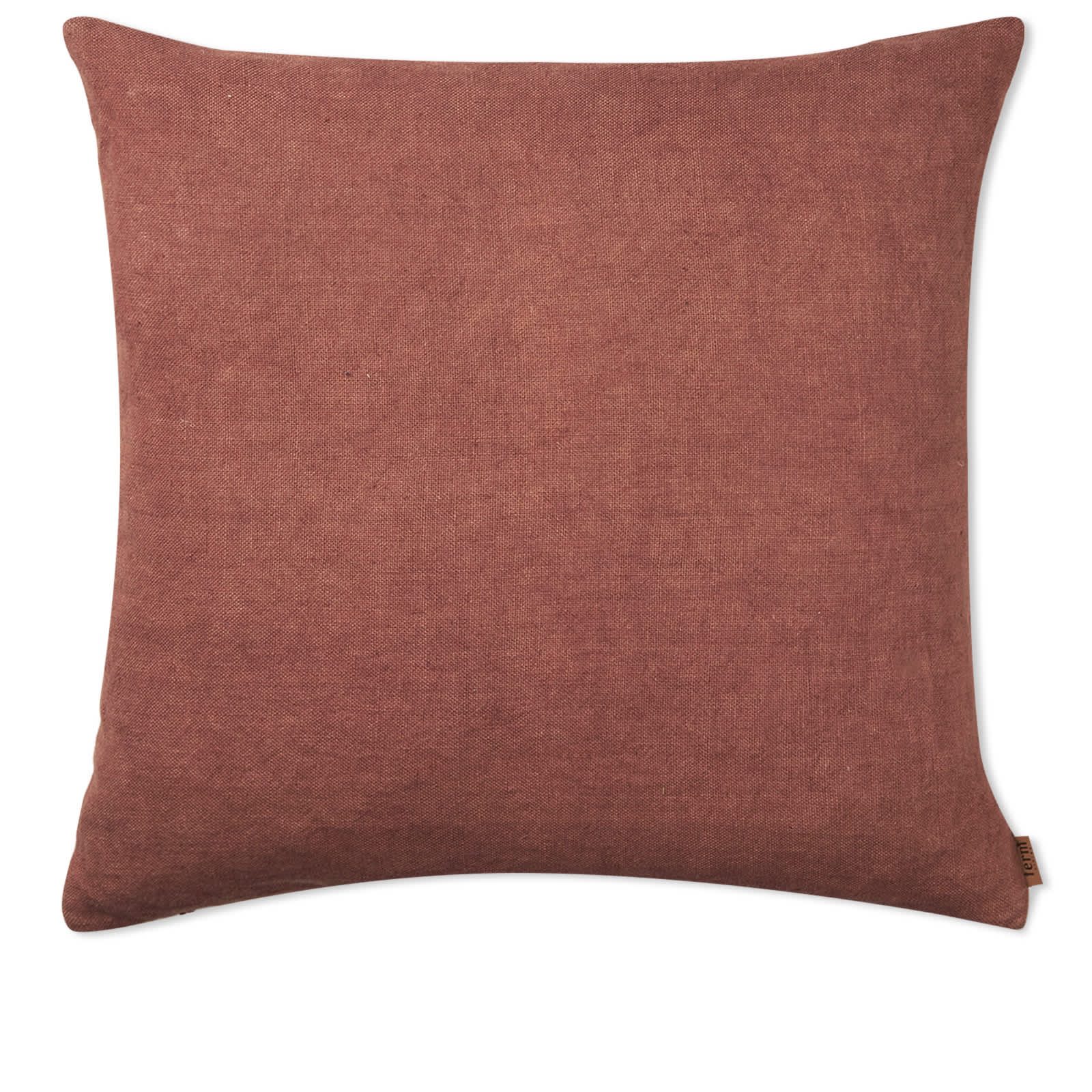 ferm LIVING Heavy Linen Cushion Berry Red END. (US)