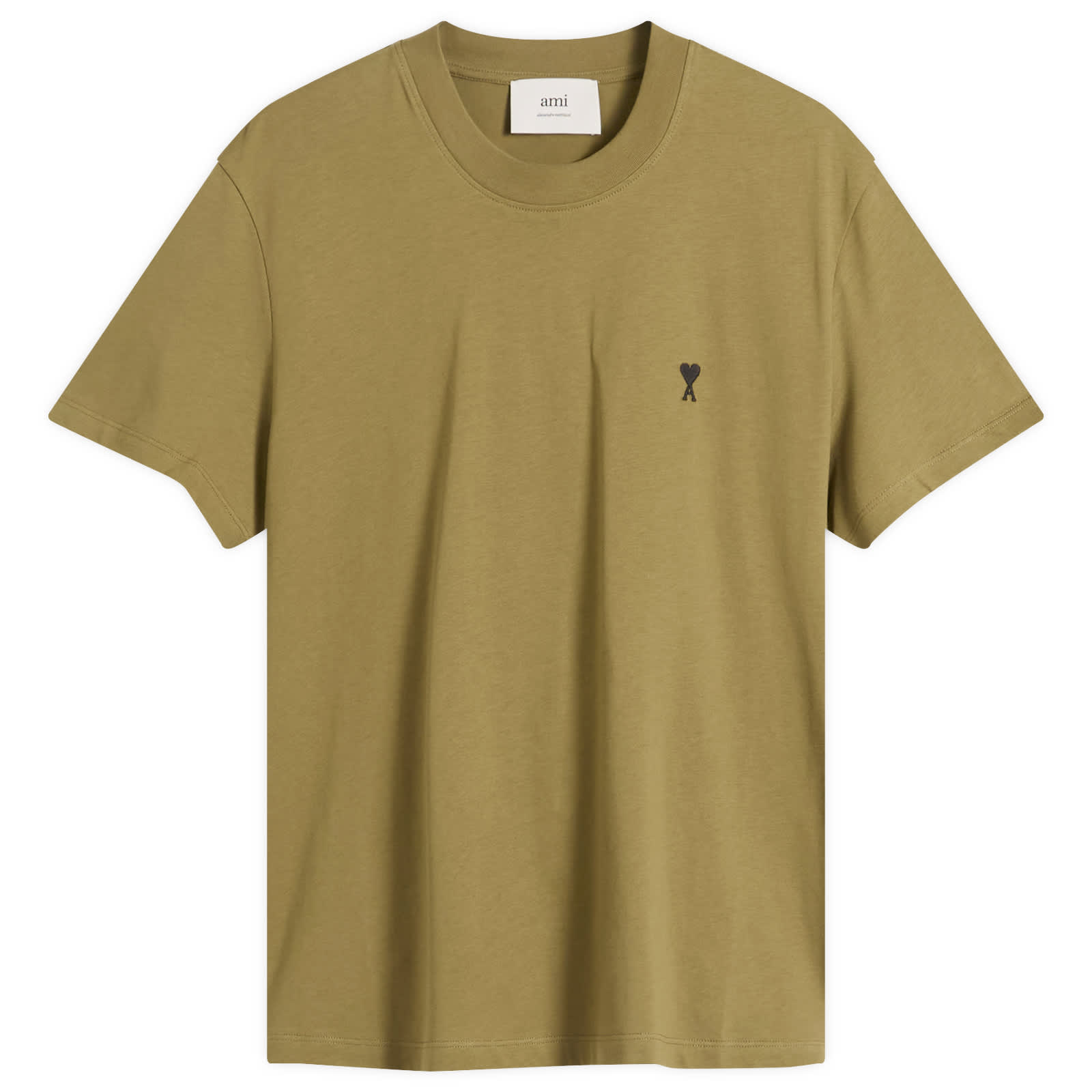 AMI Paris Light Jersey ADC T-Shirt - Bronze