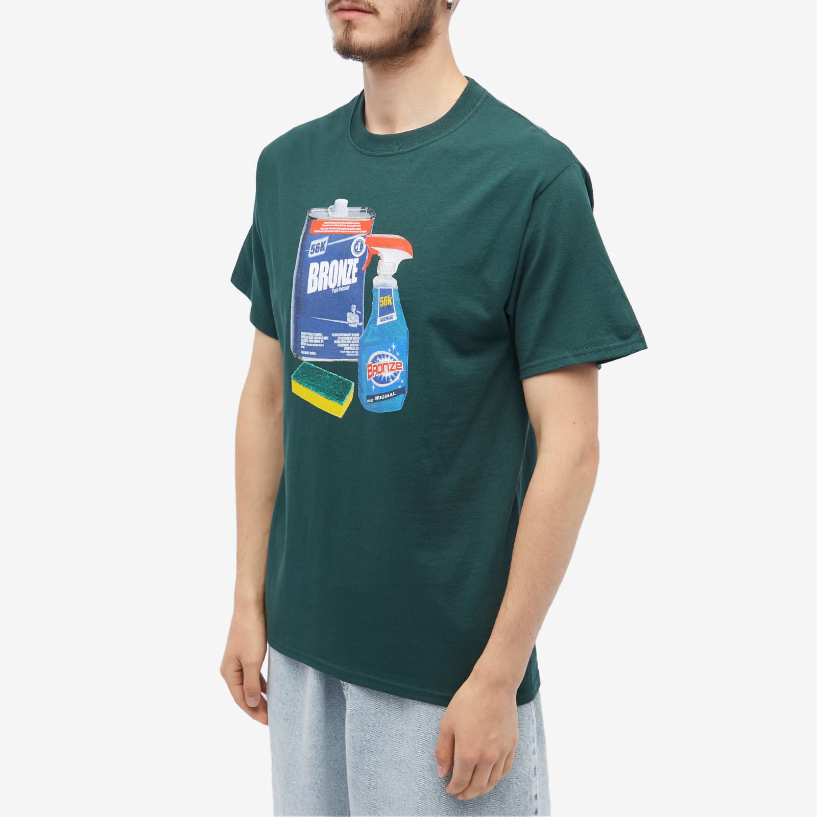 Bronze 56k Paint Thinner TShirt Dark Green END. (KR)