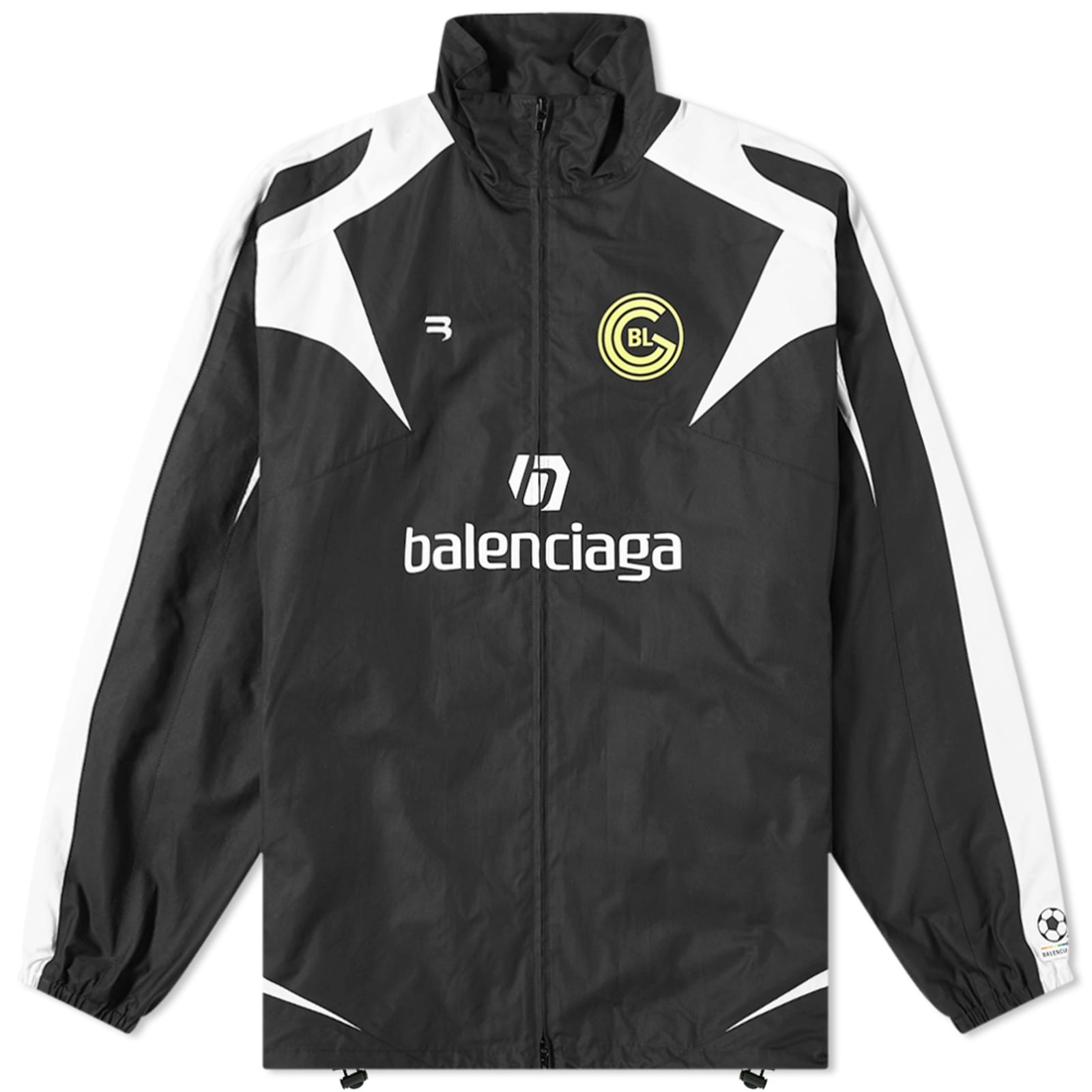 balenciaga windbreaker black
