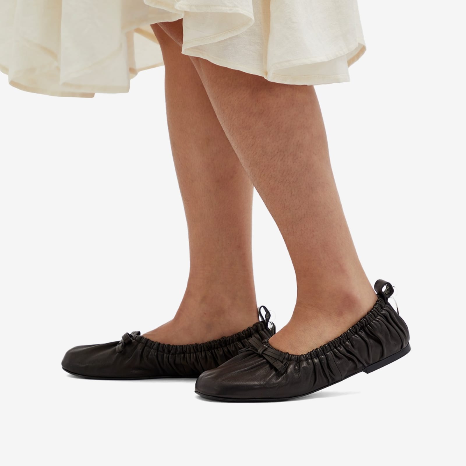 Acne Studios Texture Ballet Flat - Black
