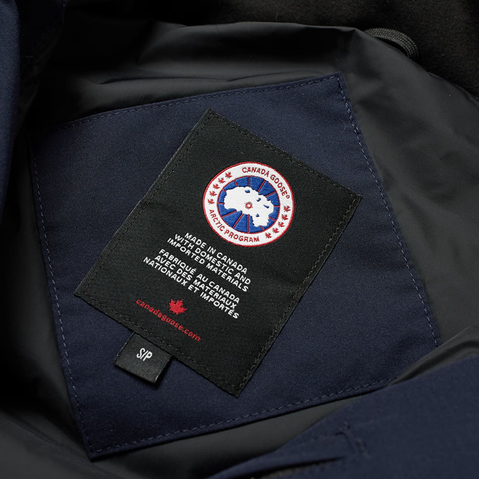 Canada goose emory parka black label admiral blue Clearance