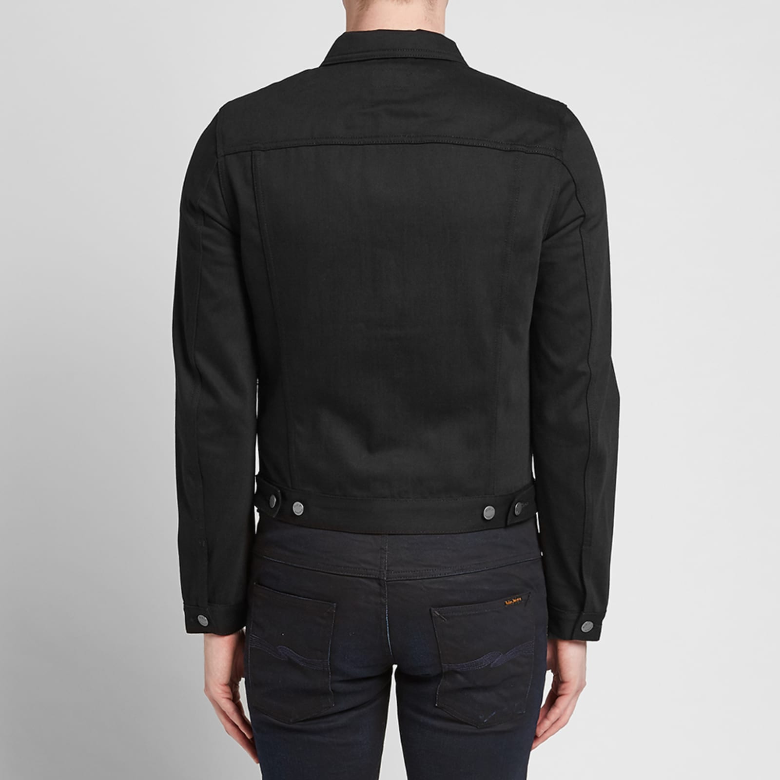 Nudie Billy Dry Black Denim Jacket Black END.