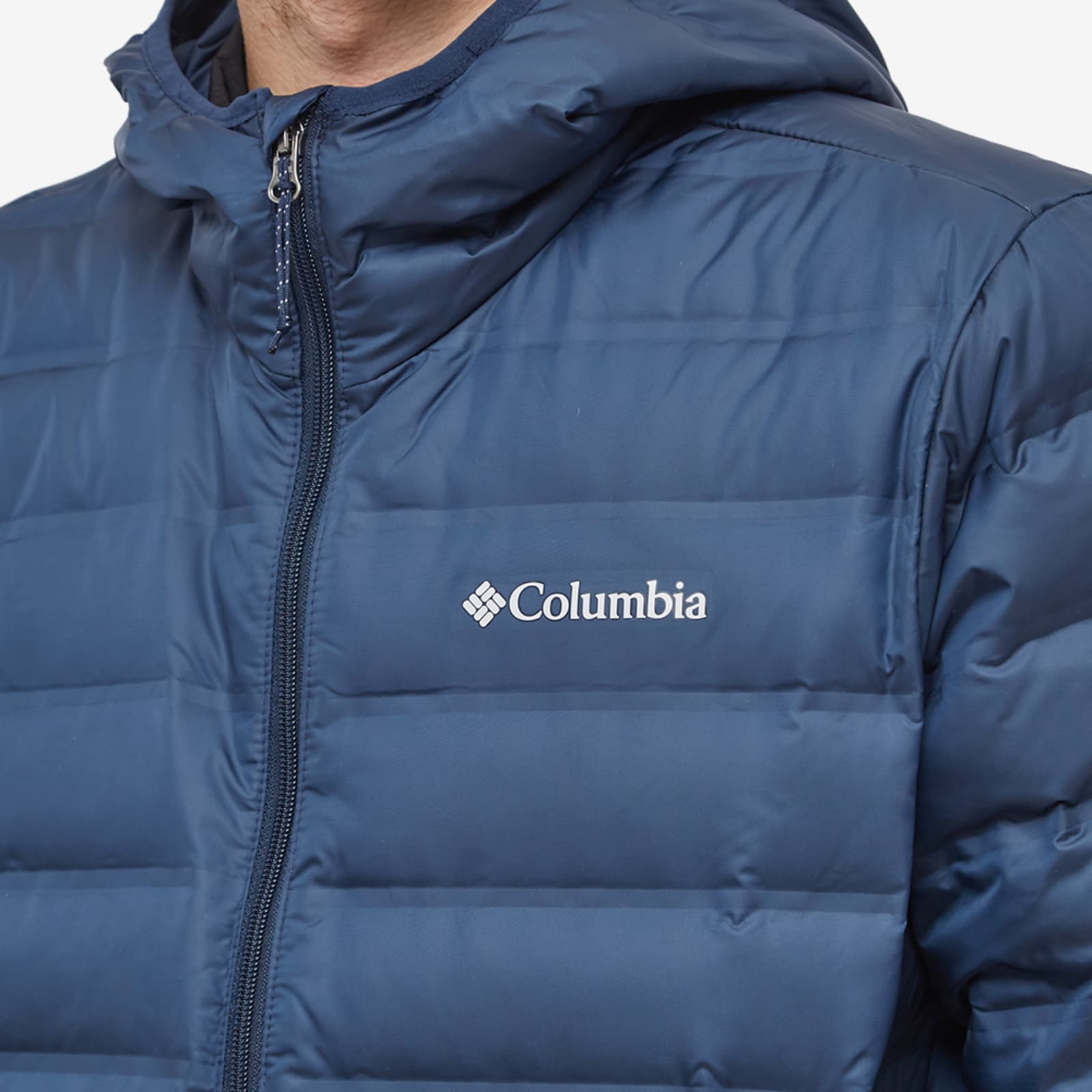 Columbia Lake 22 Down Hooded Jacket Collegiate Navy END.