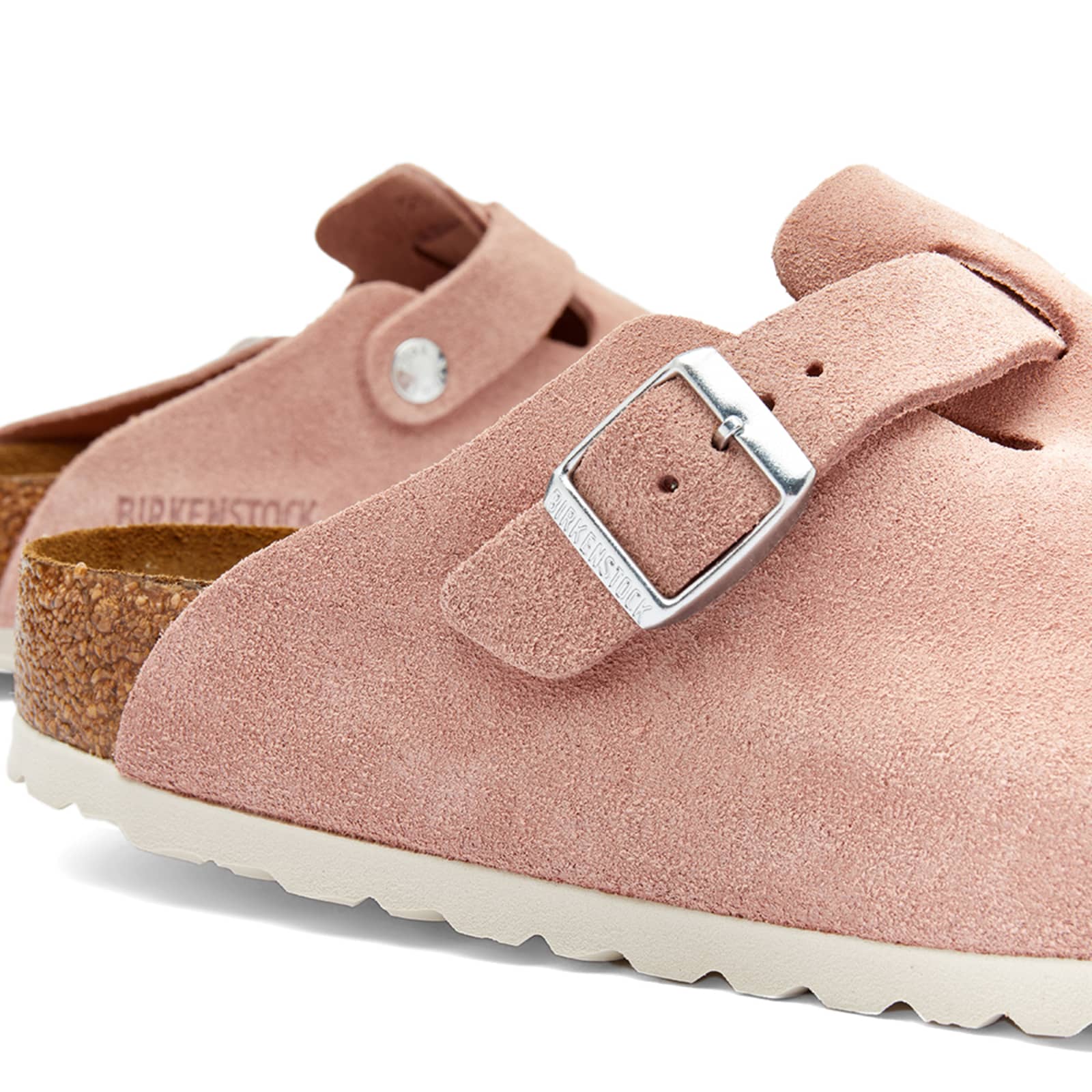 Birkenstock Boston BS - Pink Clay Suede