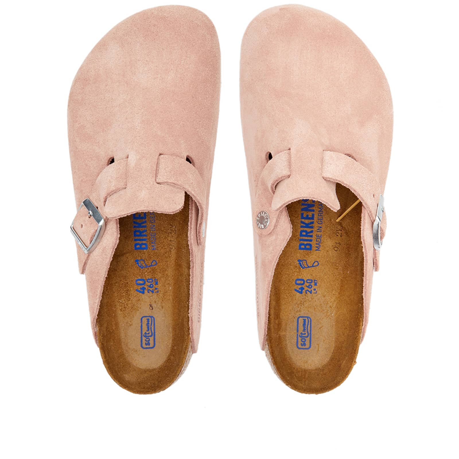 Birkenstock Boston BS - Pink Clay Suede