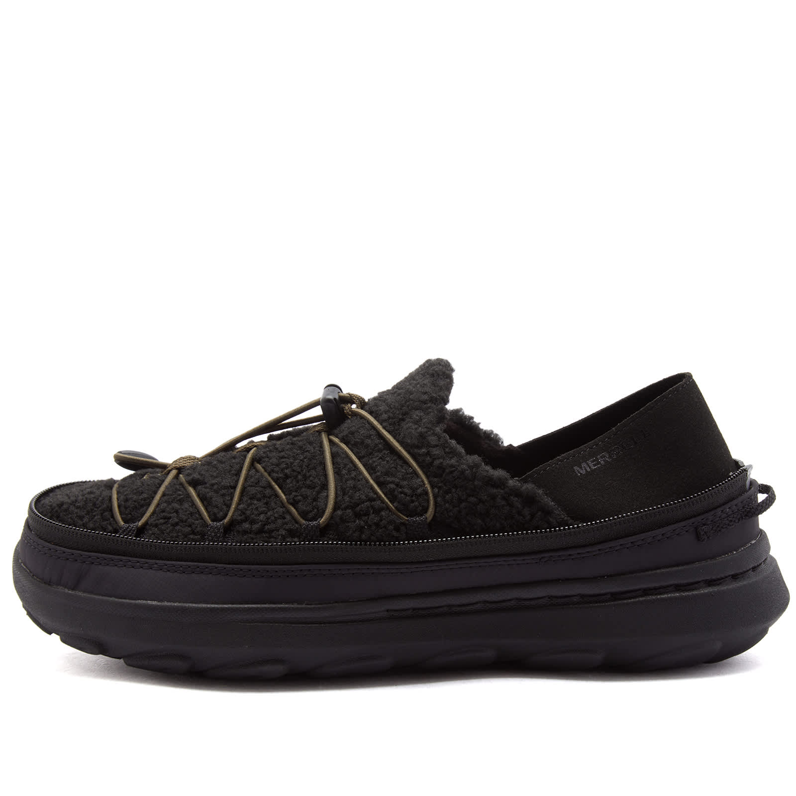 Merrell Hut Moc 2 Packable Fleece 1TRL Black & Olive END. (TW)