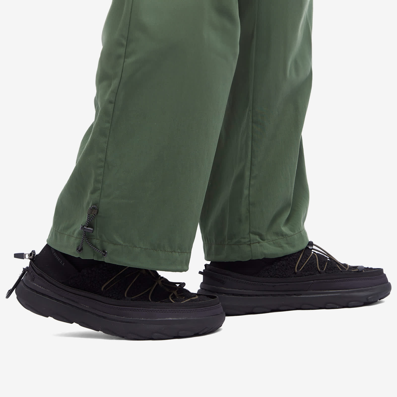 Merrell Hut Moc 2 Packable Fleece 1TRL Black & Olive END. (TW)