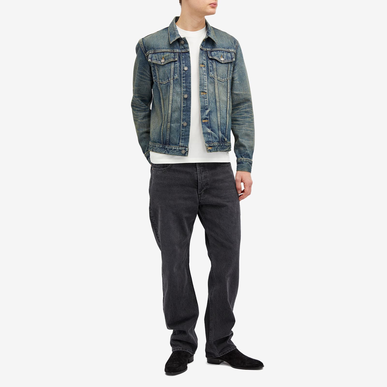 Saint Laurent Fitted Denim Jacket