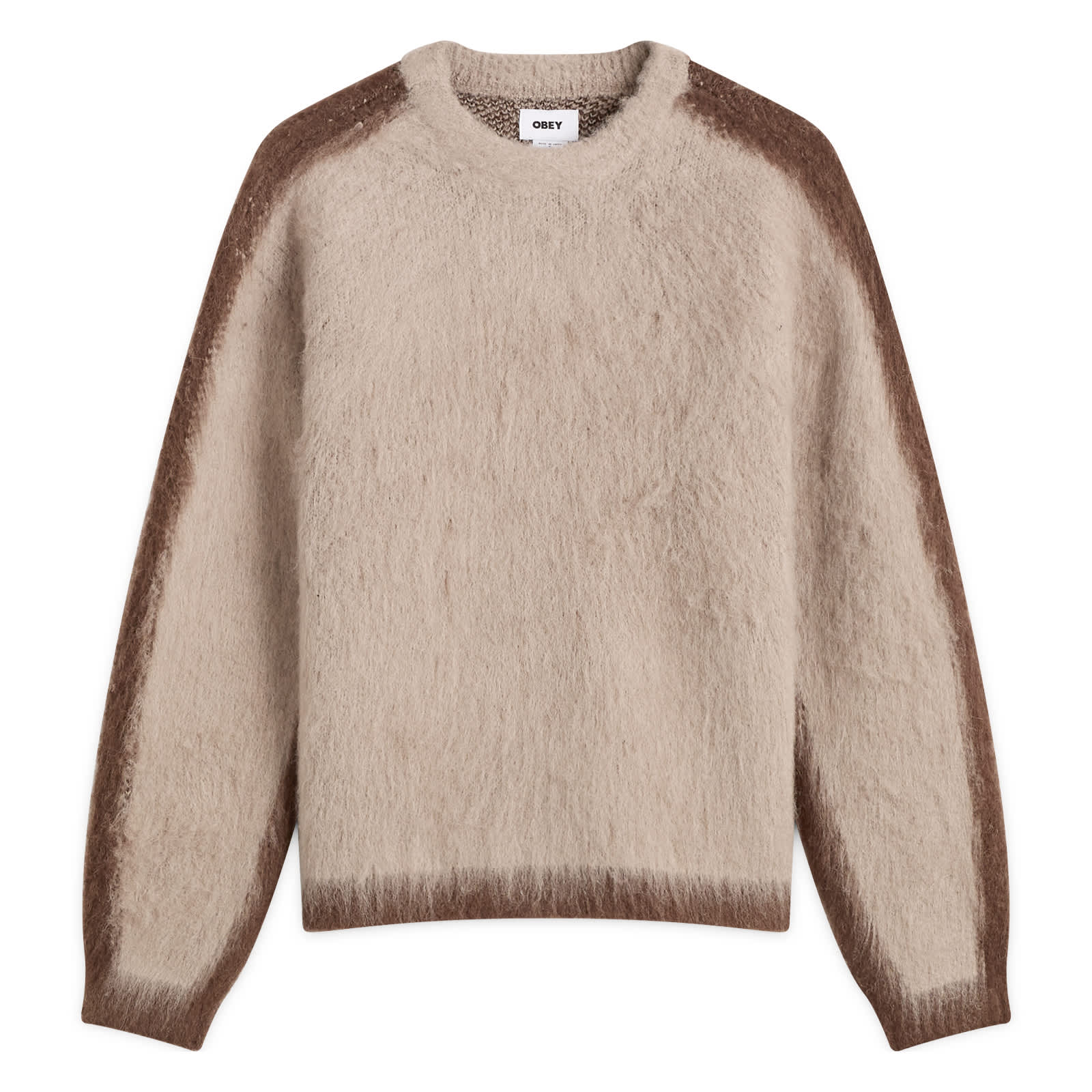 Obey Aura Crew Sweater - Taupe