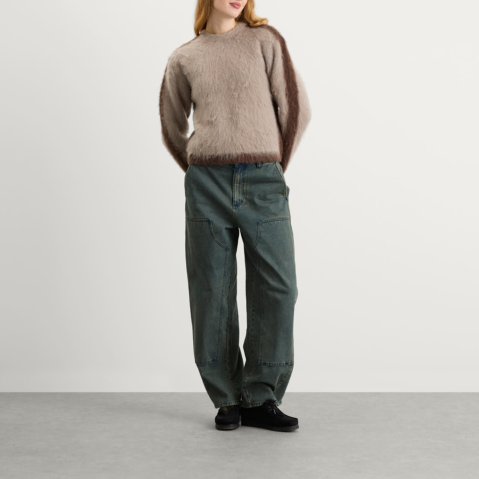 Obey Aura Crew Sweater - Taupe