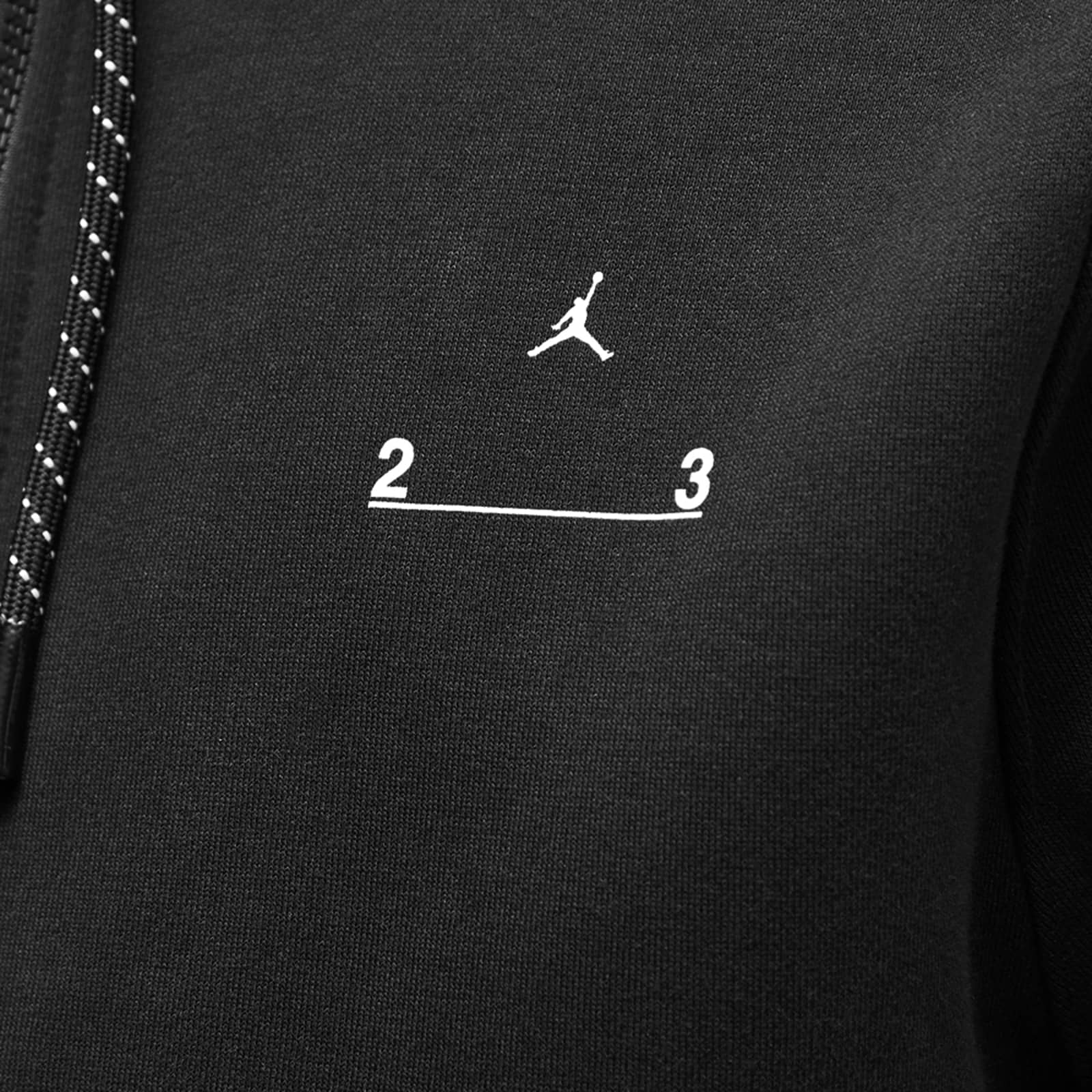 Air Jordan 23 Engineered Zip Fleece Hoodie - Black