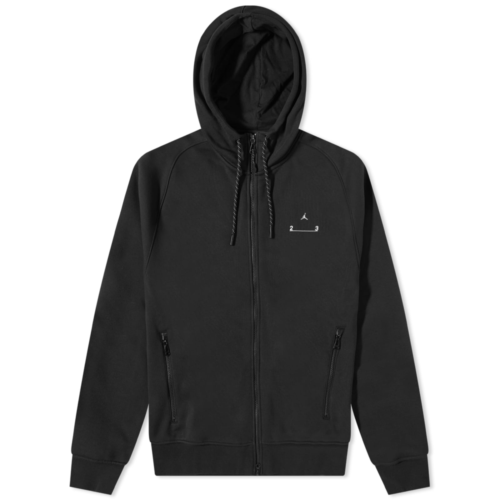 Air Jordan 23 Engineered Zip Fleece Hoodie - Black