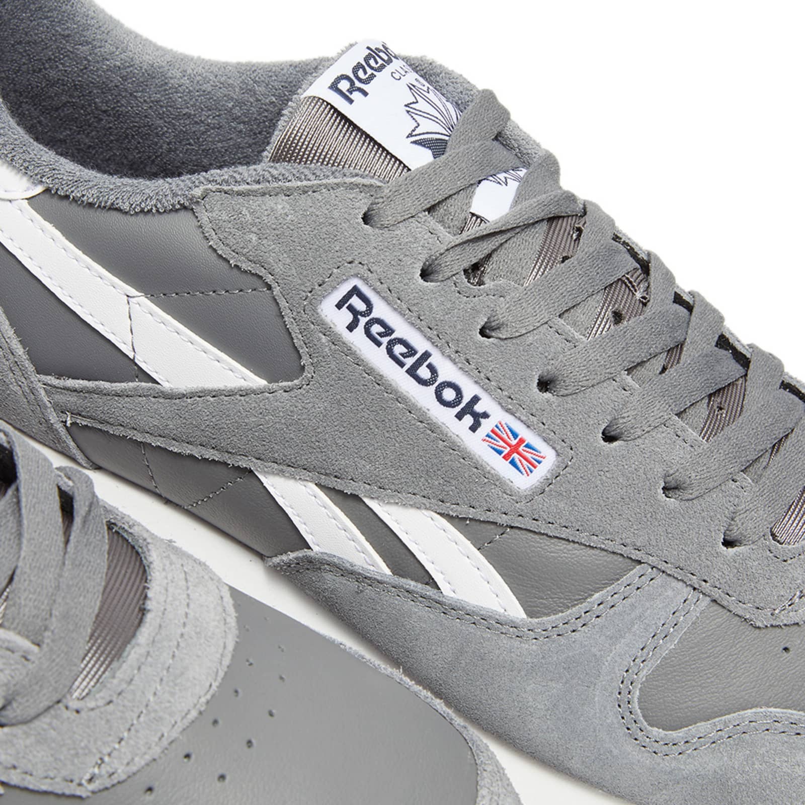 reebok classic leather black and white