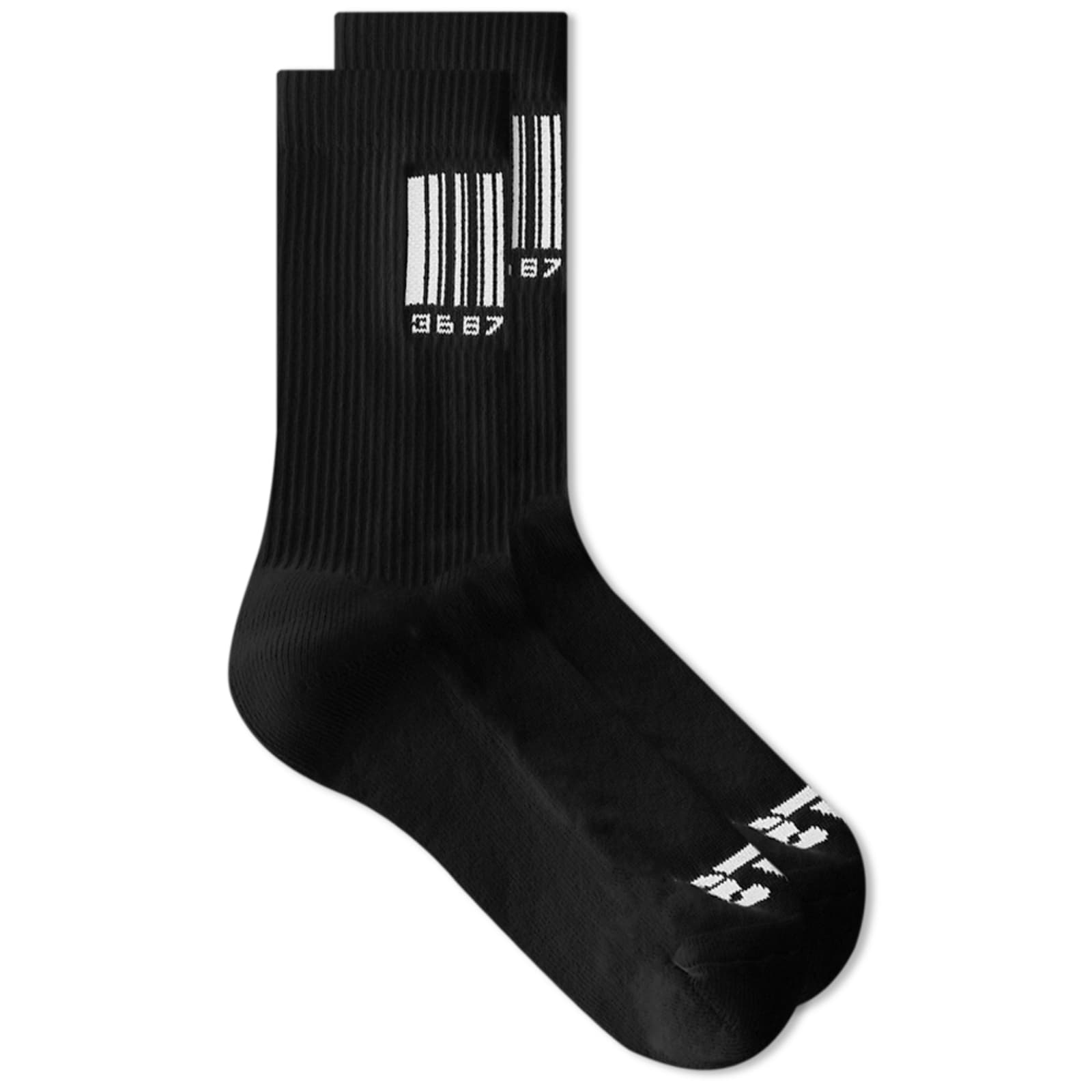 VTMNTS Yes/No Socks Black & White END.