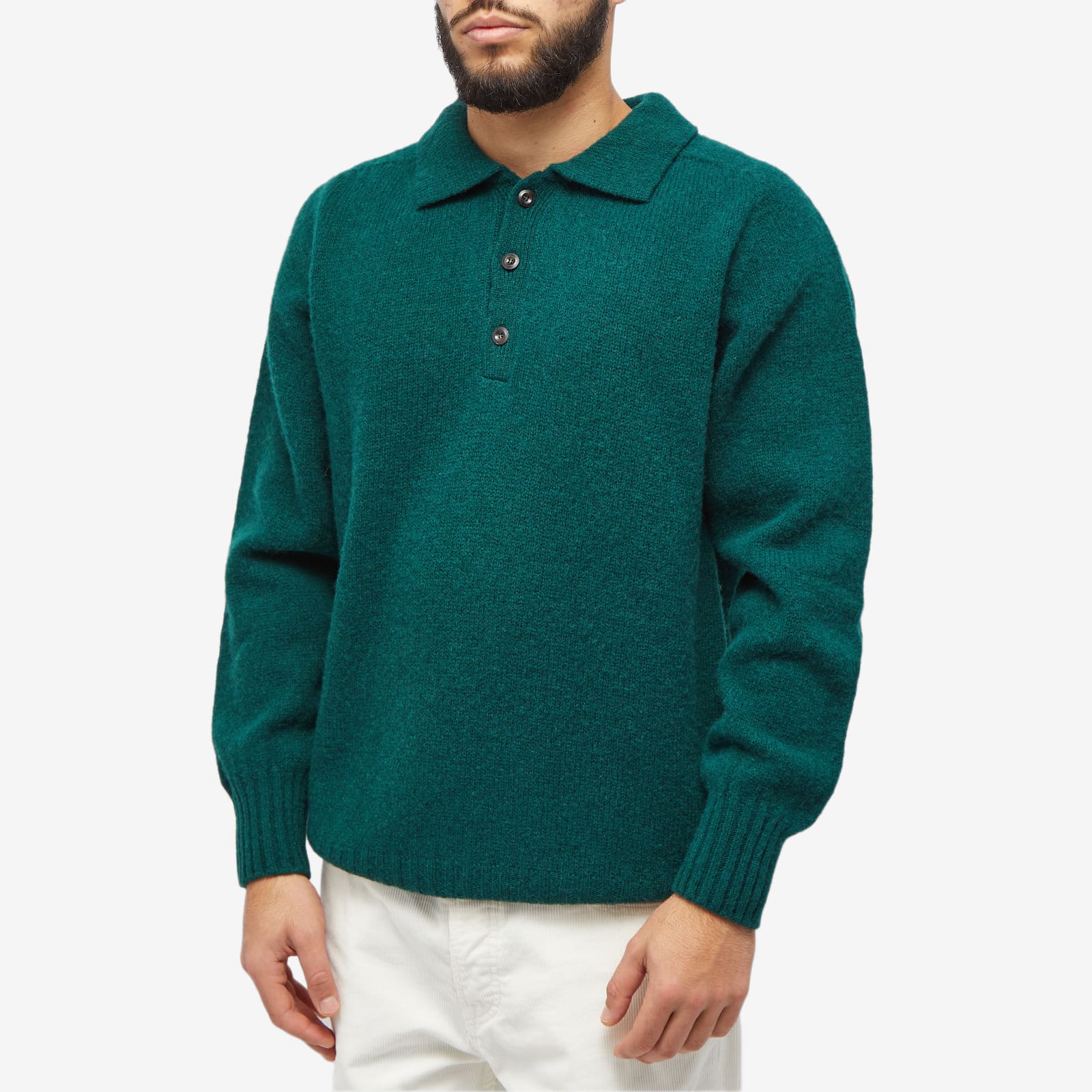 Howlin' Ghost Pressure Knit Polo - Forest