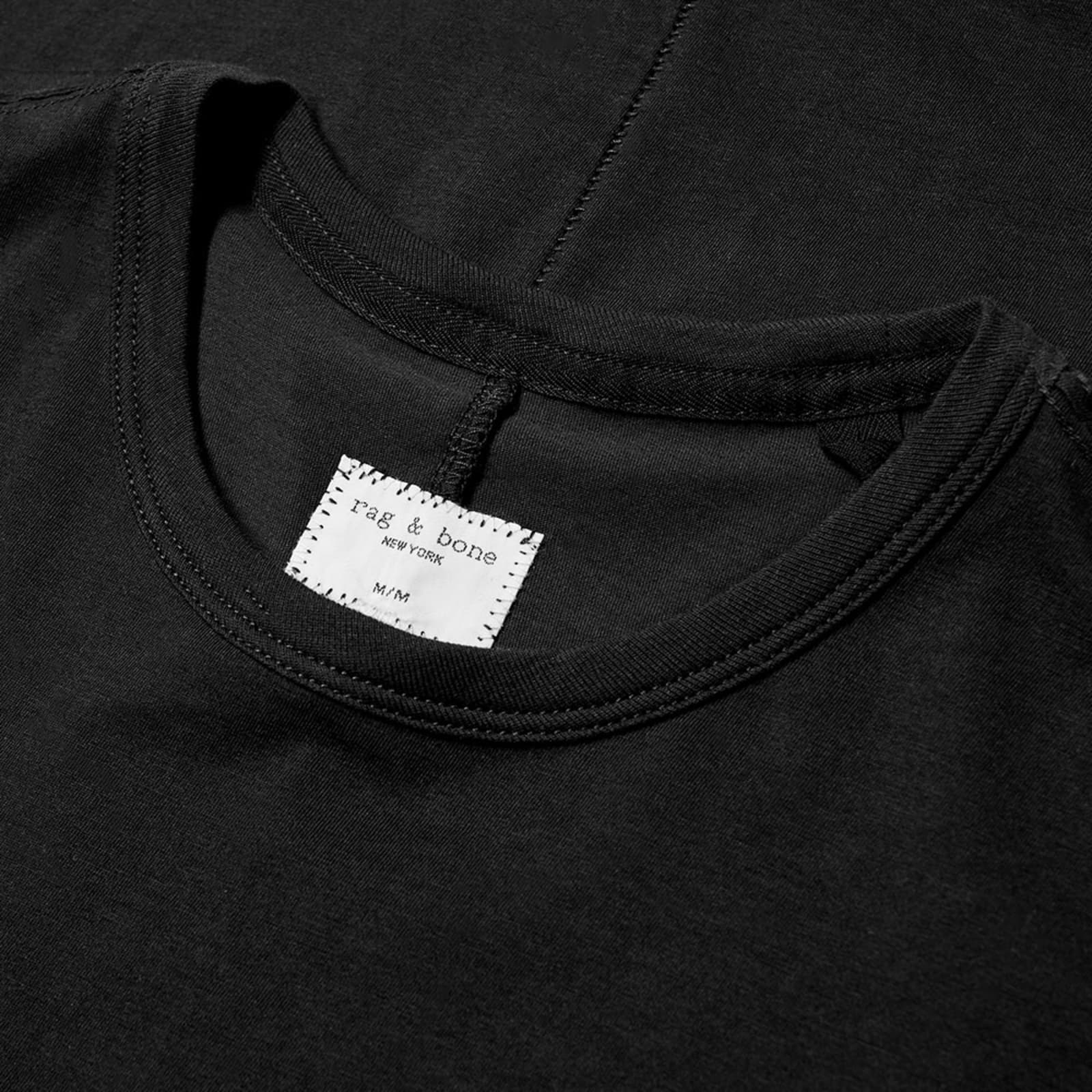 Rag & Bone Classic Base Tee Black END.