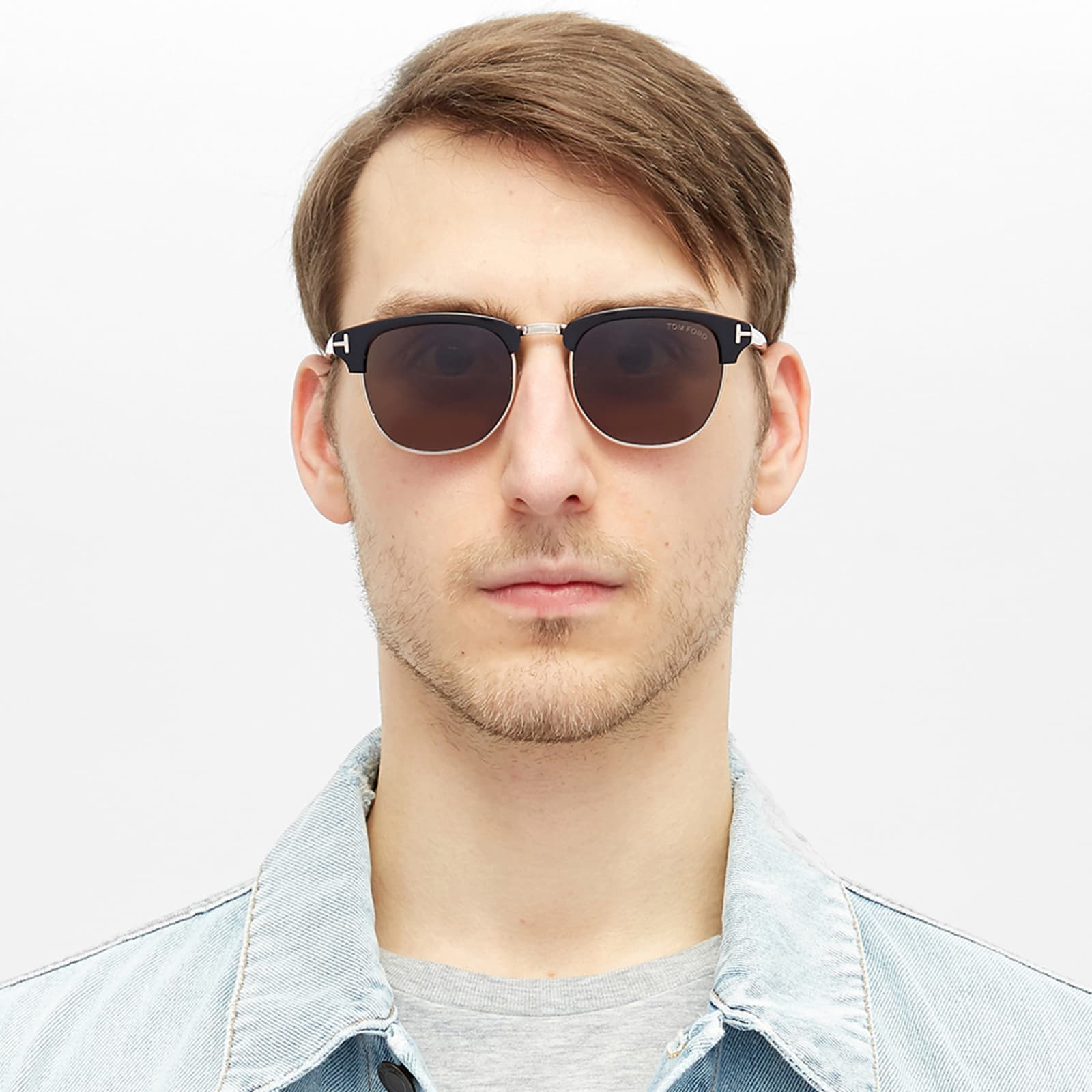 Tom Ford FT0248 Henry Sunglasses Black & Green END. (US)