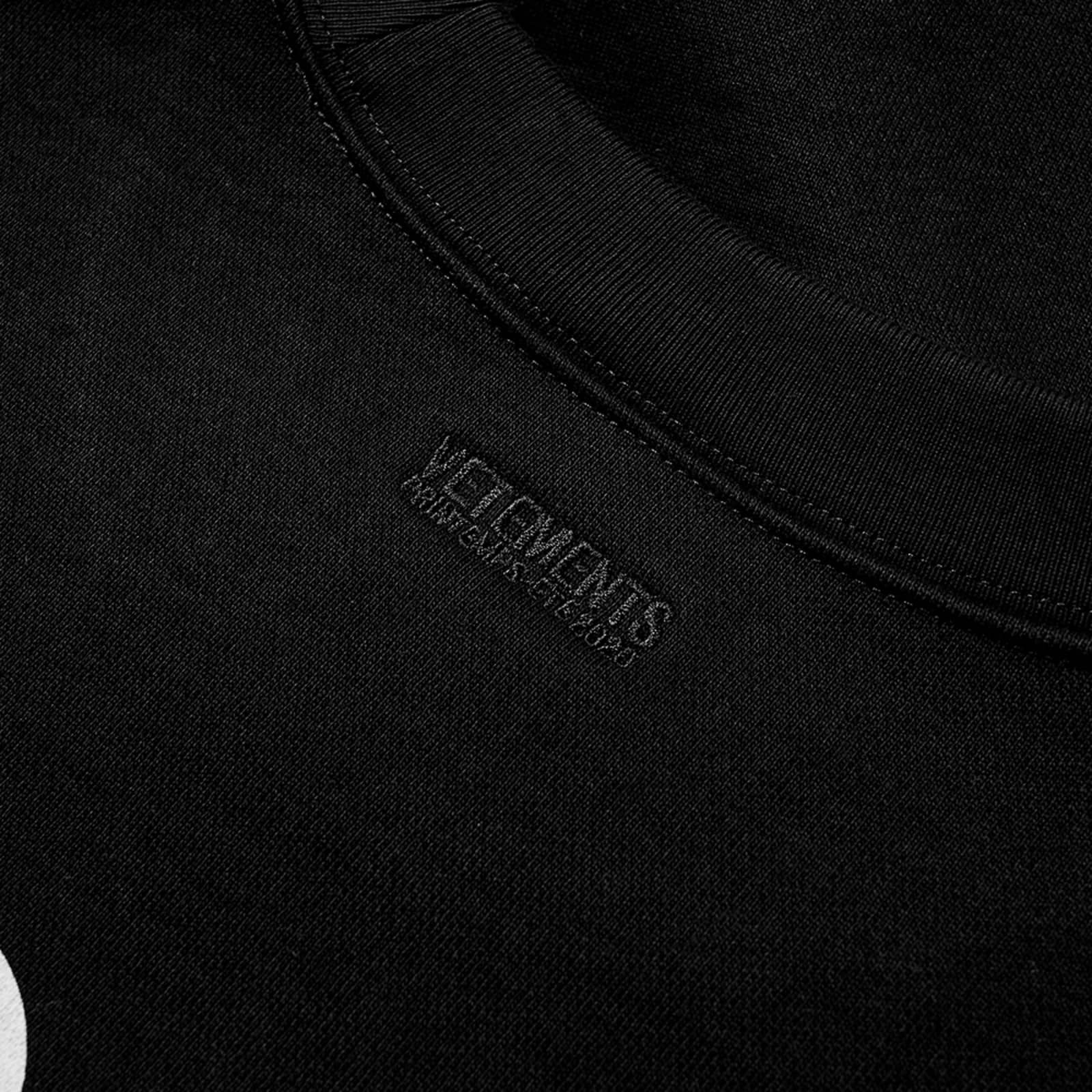 VETEMENTS Global Mind Fuck Crew Sweat - Black