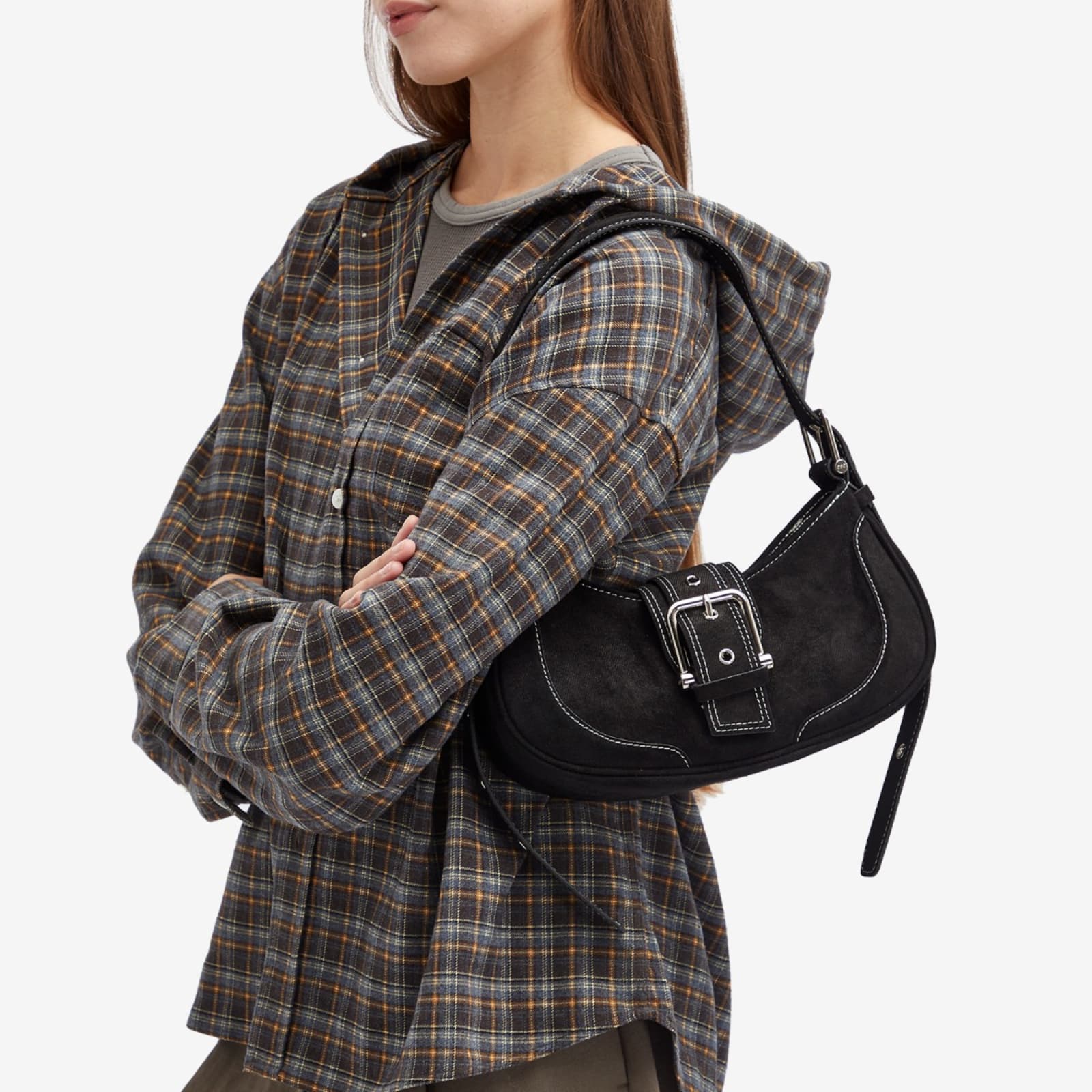 OSOI Hobo Brocle Bag - Denim Black