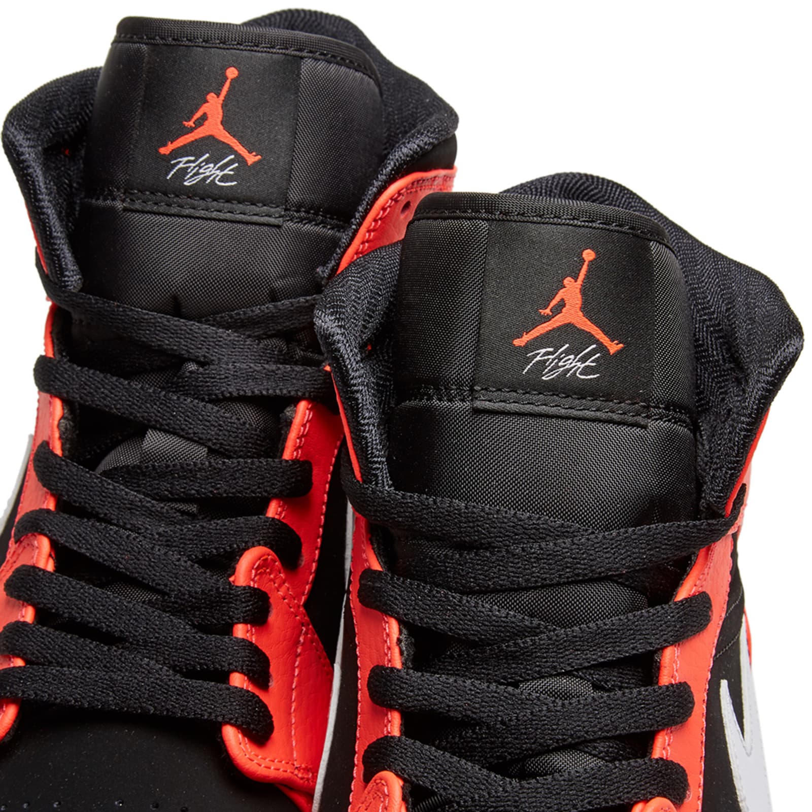 air jordan 1 mid black infrared 23 white