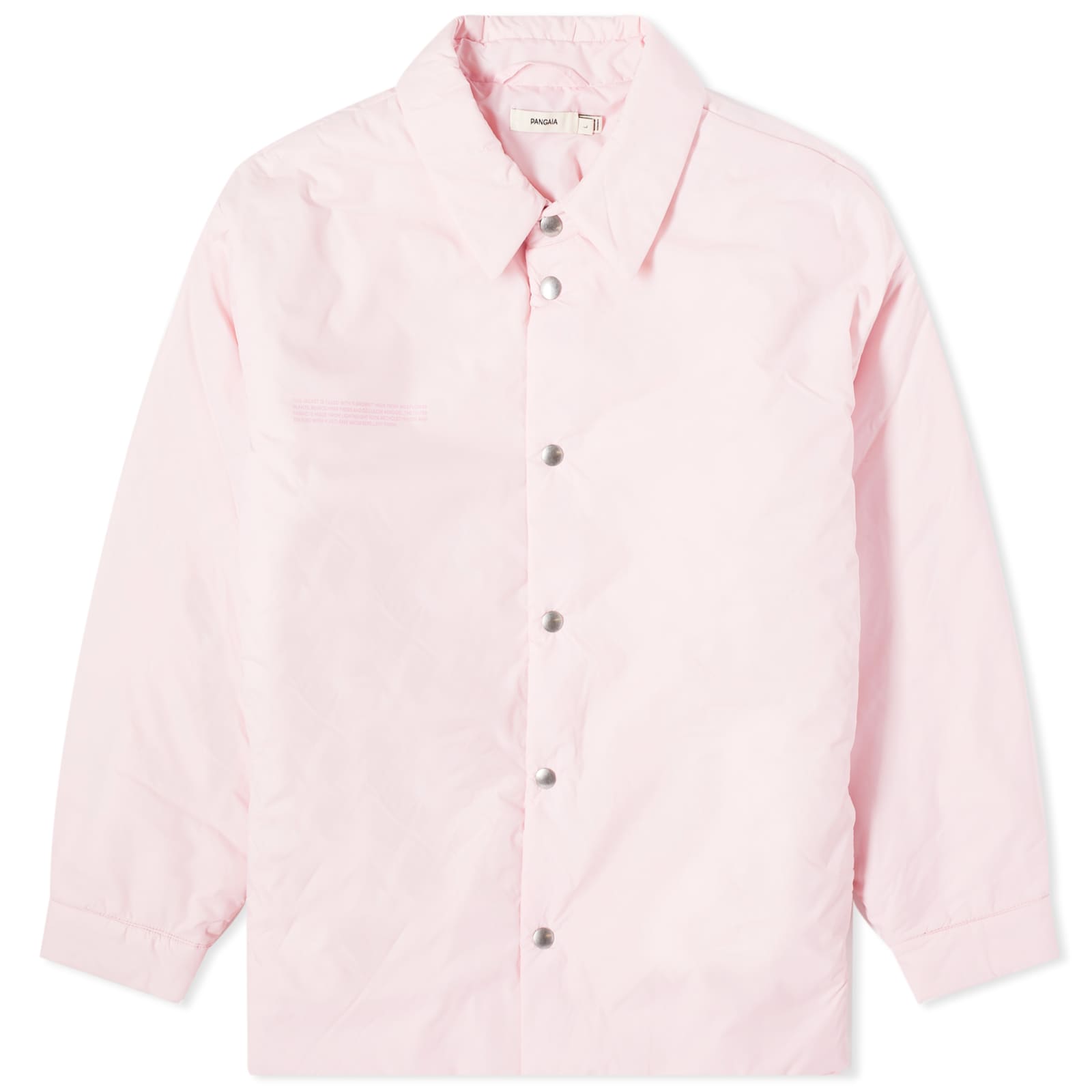 Pangaia FLWRDWN Midweight Shirt Jacket - Magnolia Pink